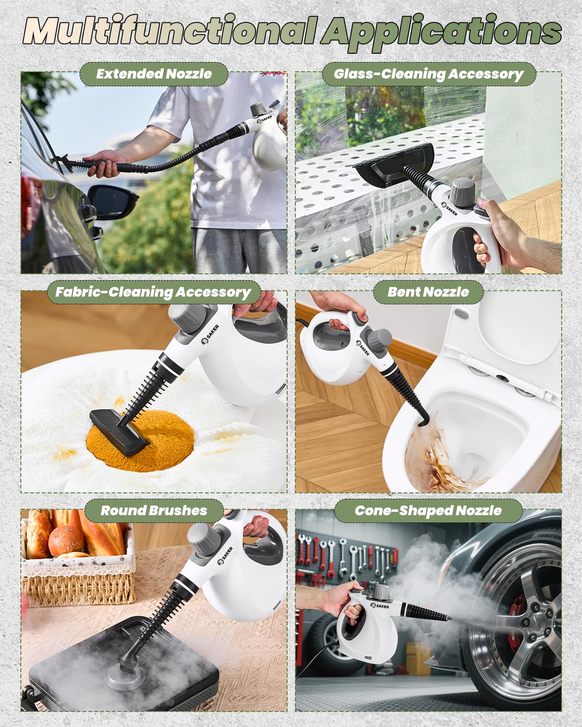 Handheld Steam Cleaner Upgraded