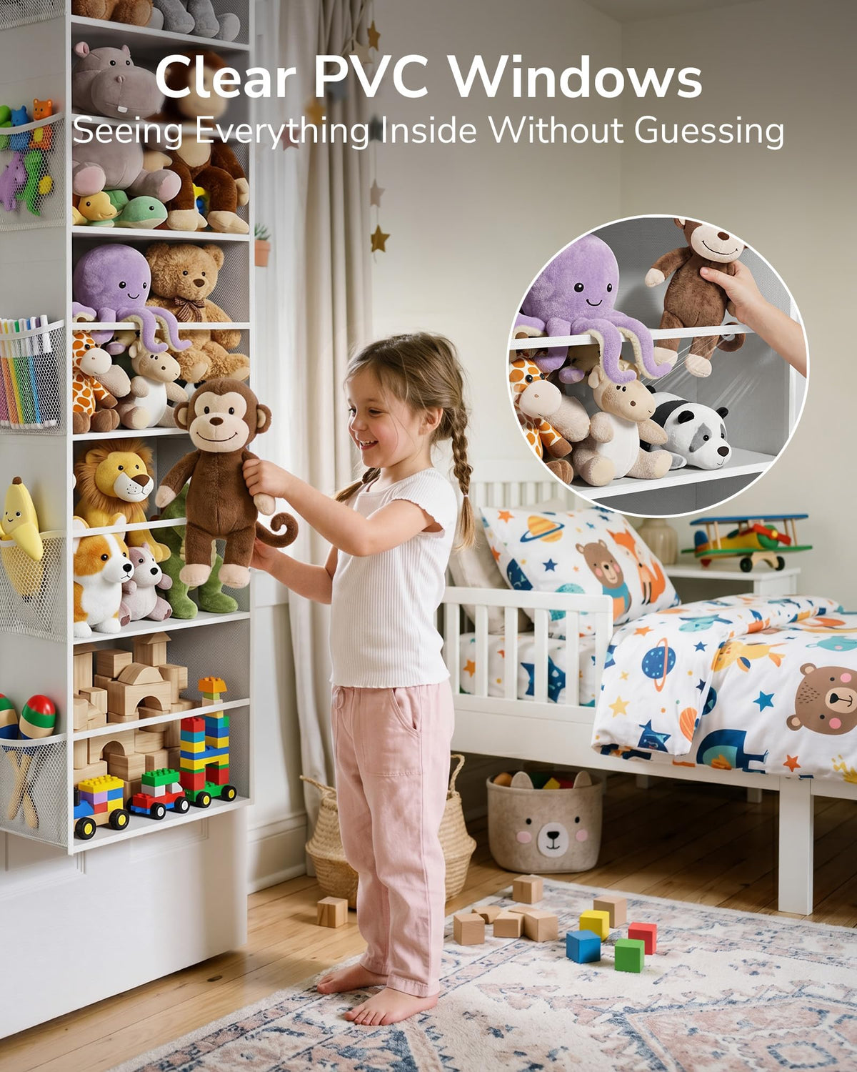 Stuffed Animal Organizer Over the Door