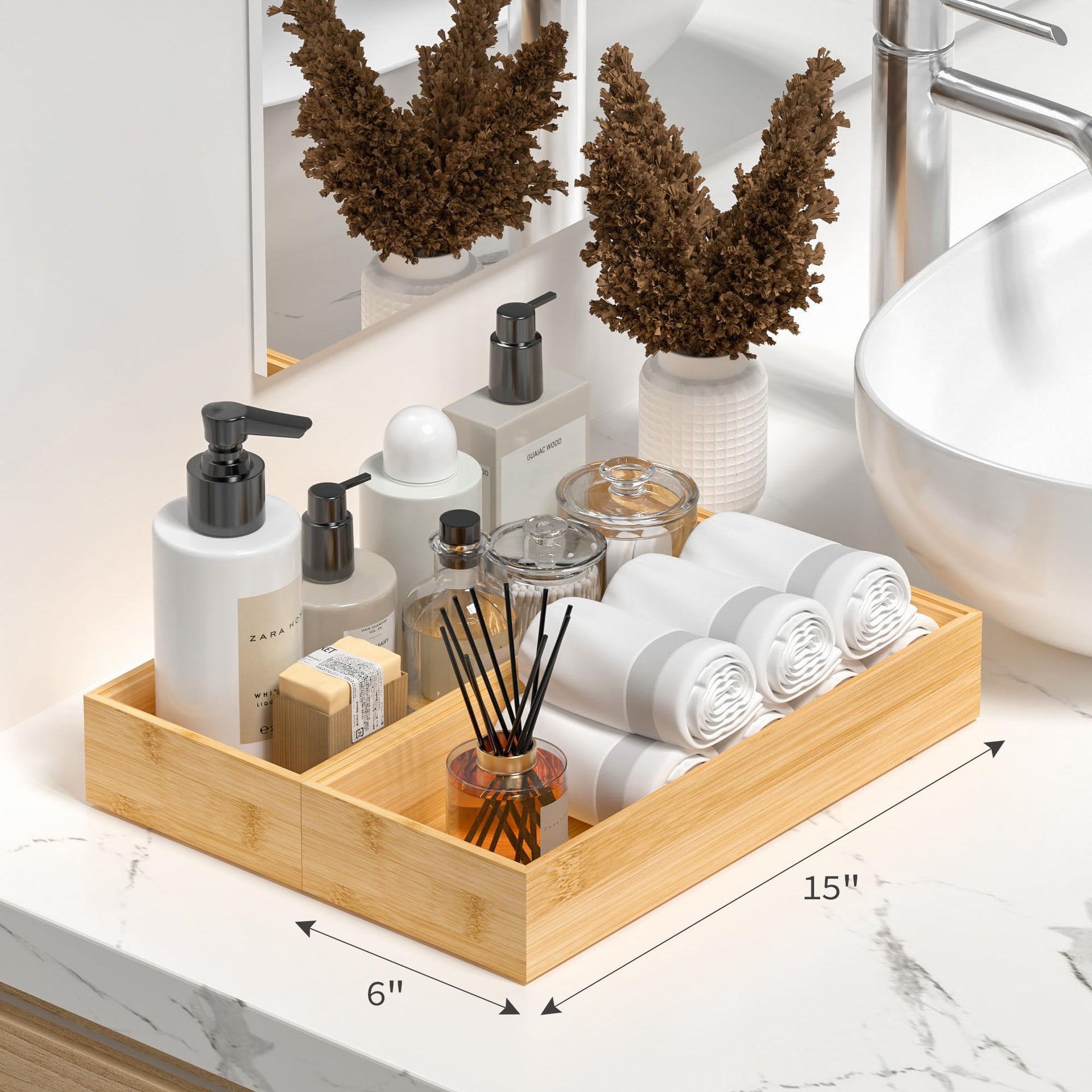 Kitchen Drawer Organizer Bins (2 Count)