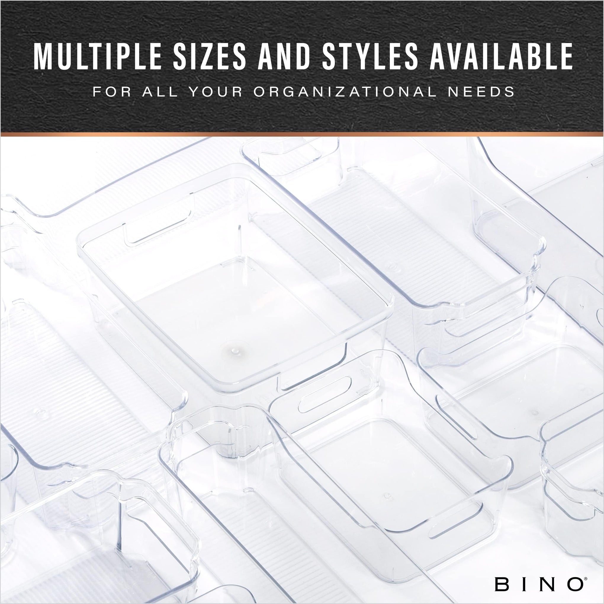 Plastic Organizer Bins (4 Count)
