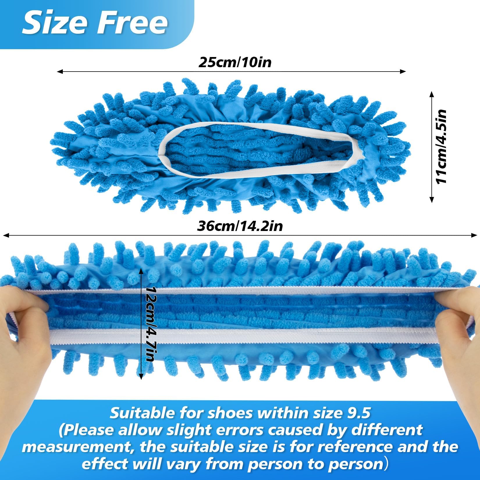 10 Mop Slippers for Floor Cleaning