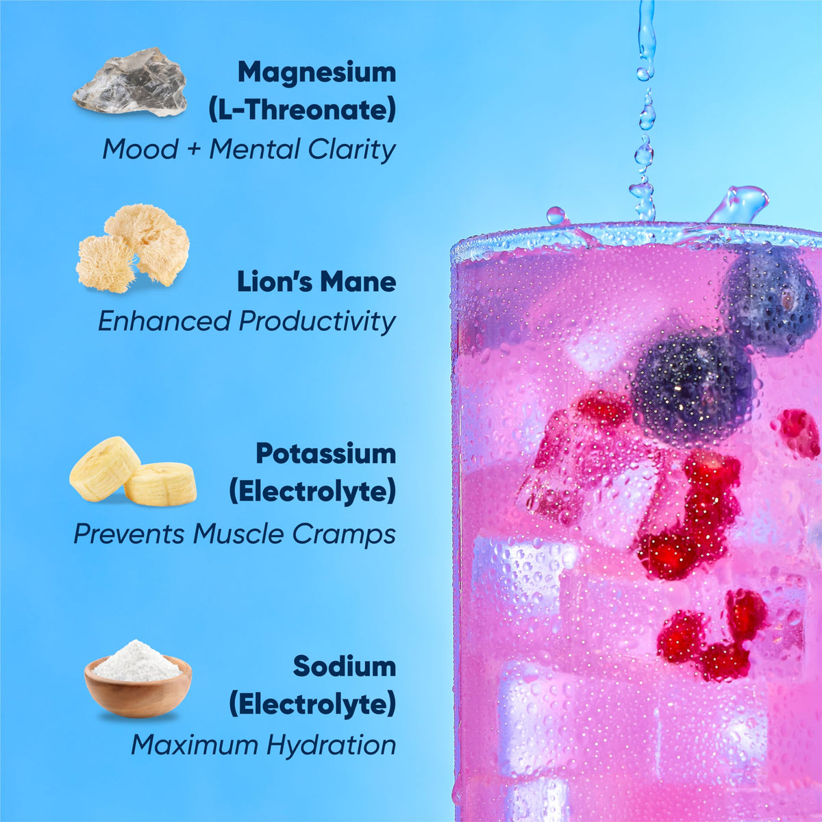 IQMIX Hydration Electrolytes Powder Packets (40 Count)