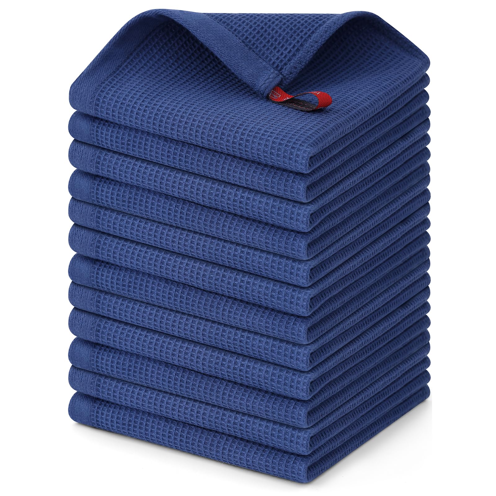 100% Cotton Waffle Weave Dish Cloths (12 Count)