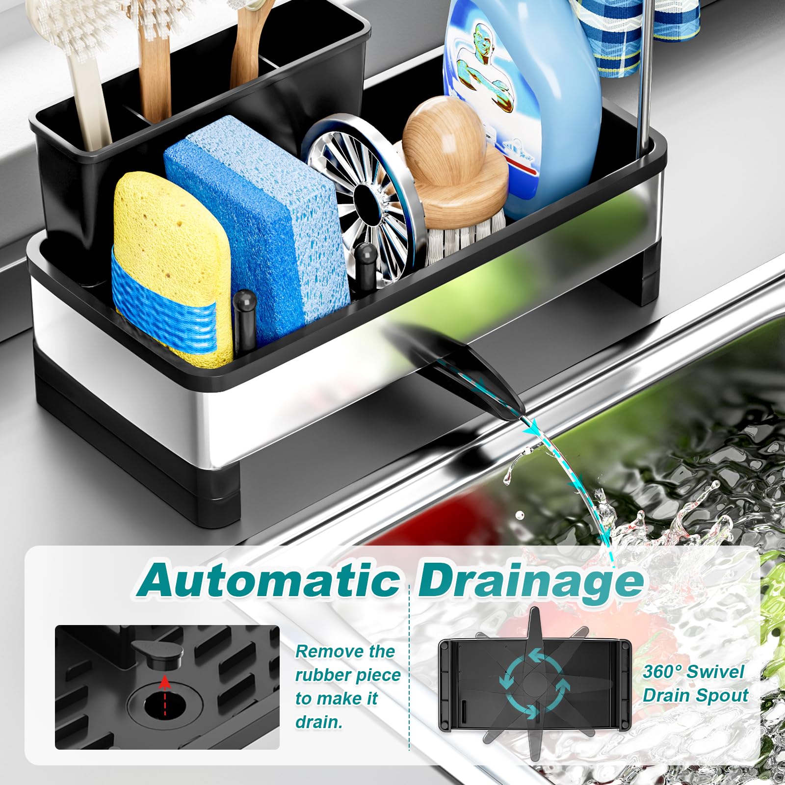 Stainless Steel Sink Caddy
