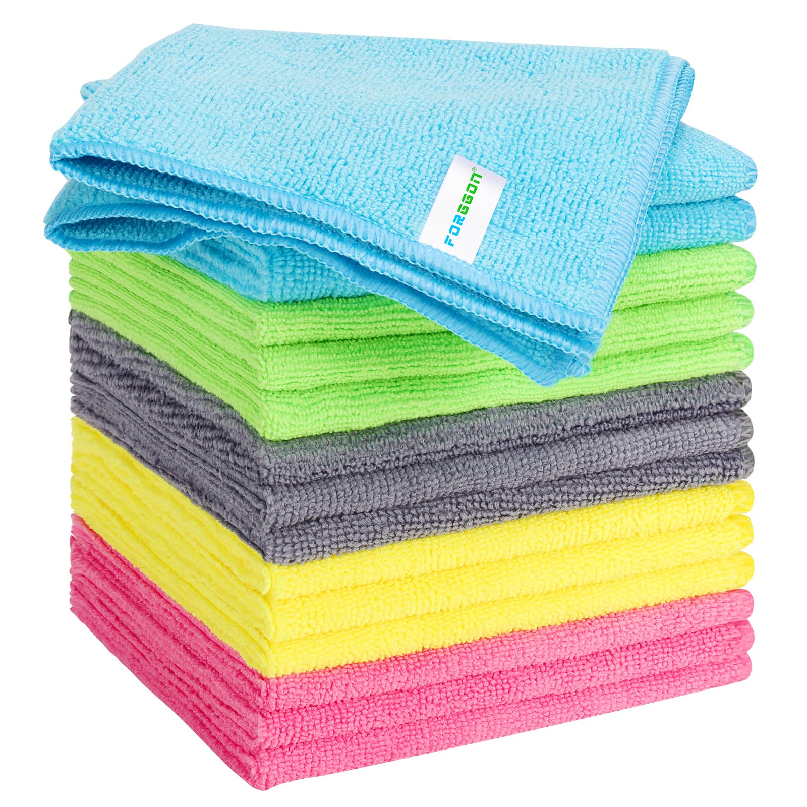 15pcs Microfiber Cleaning Cloth Lint Free (15 Count)