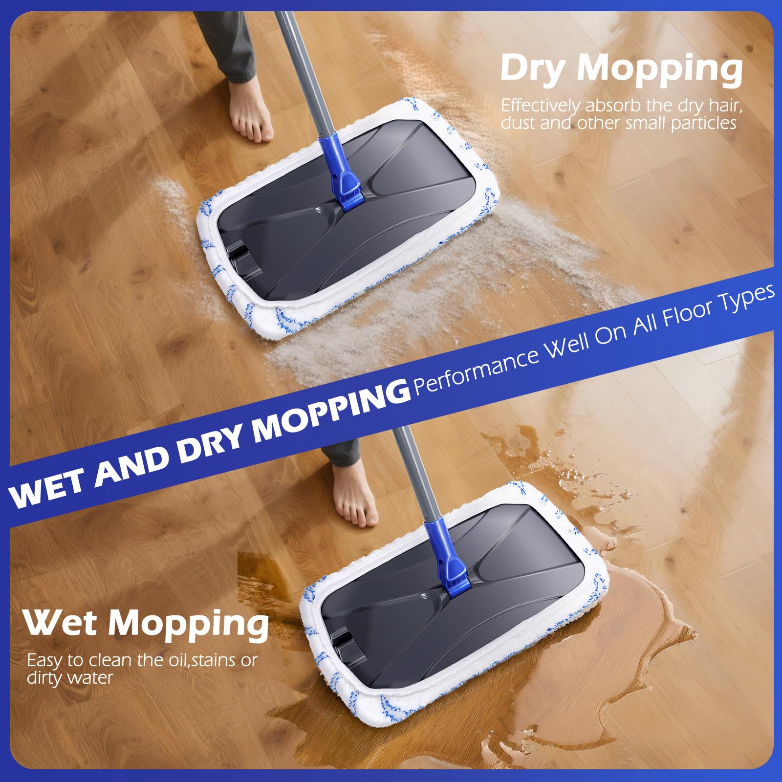 16" Large Microfiber Mop - ModHome Supplies