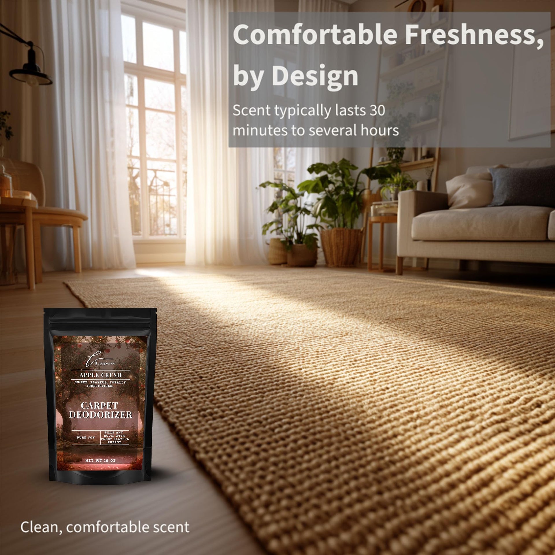 Apple Crush Carpet Deodorizer Powder (16 Ounce)