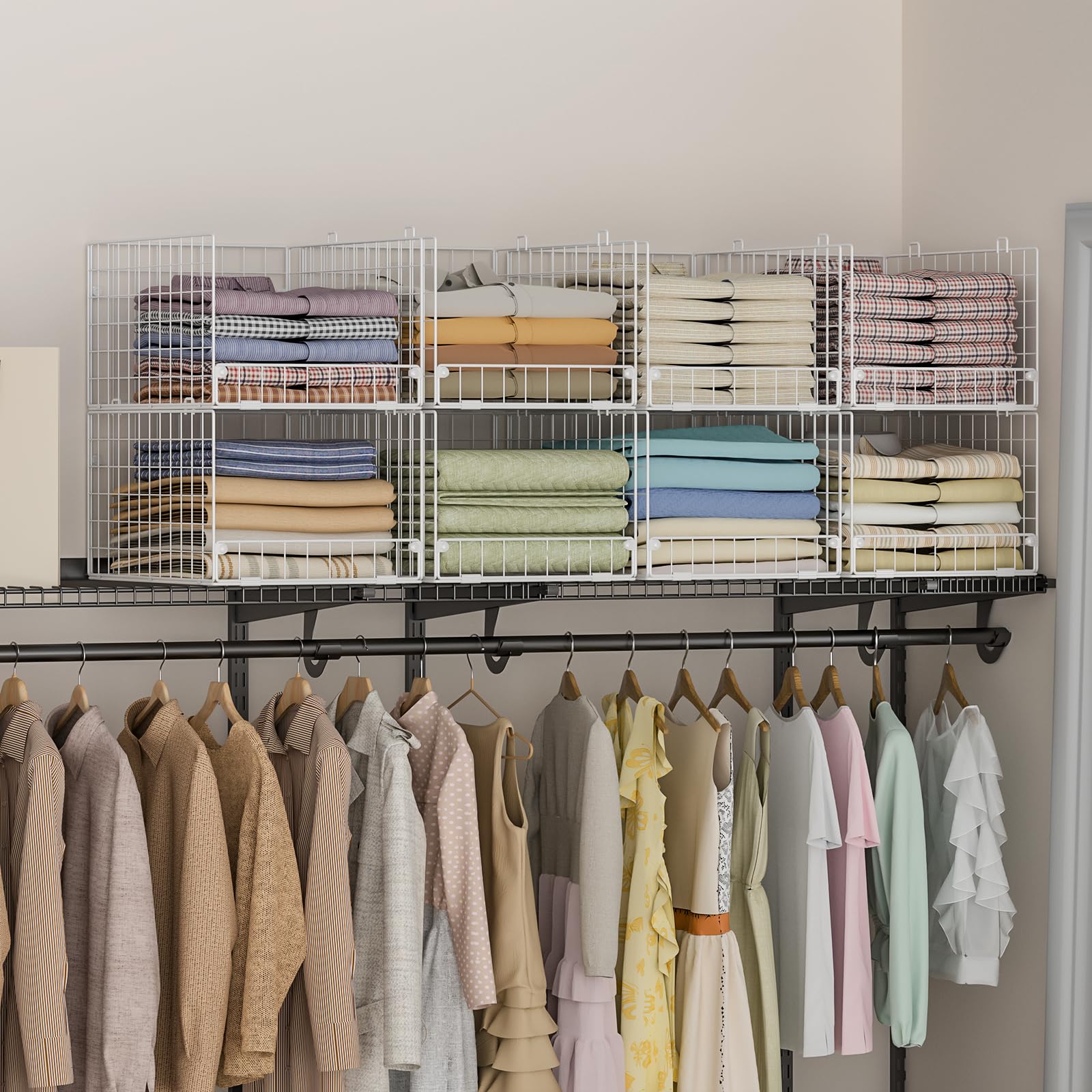 Stackable Closet Organizers and Storage