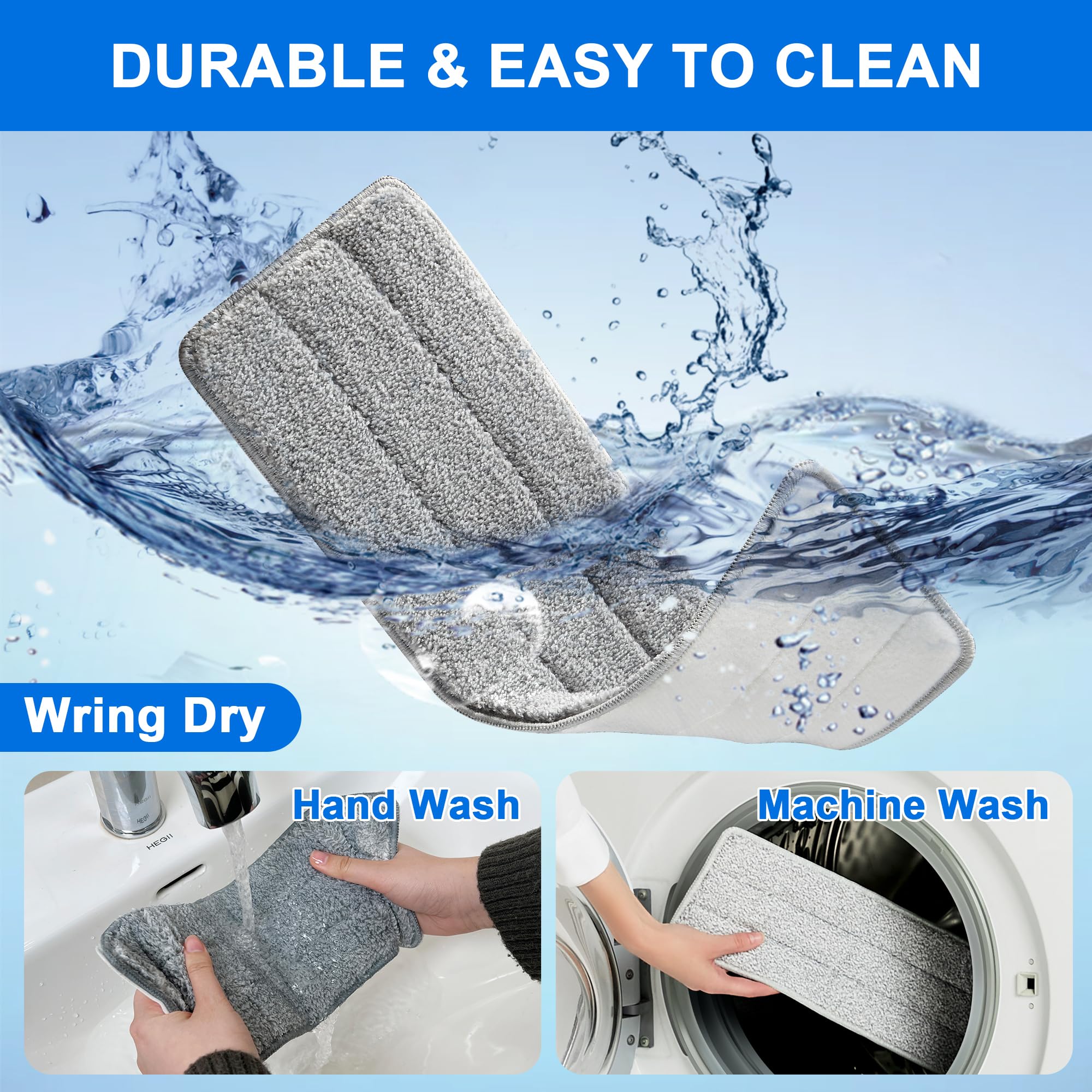 Microfiber Replacement Pads for 13 (2 Count)