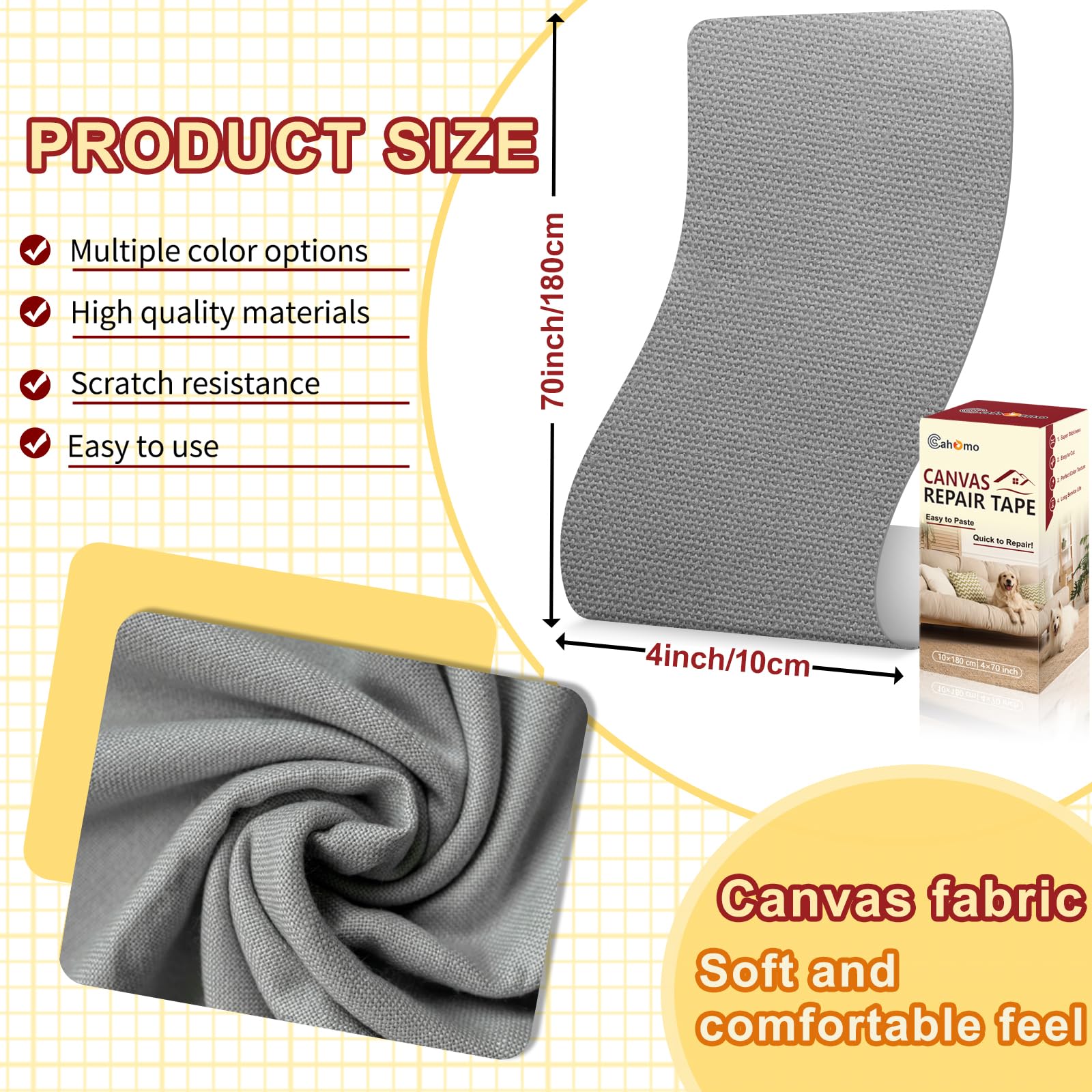 Canvas Repair Tape 4x70 inch