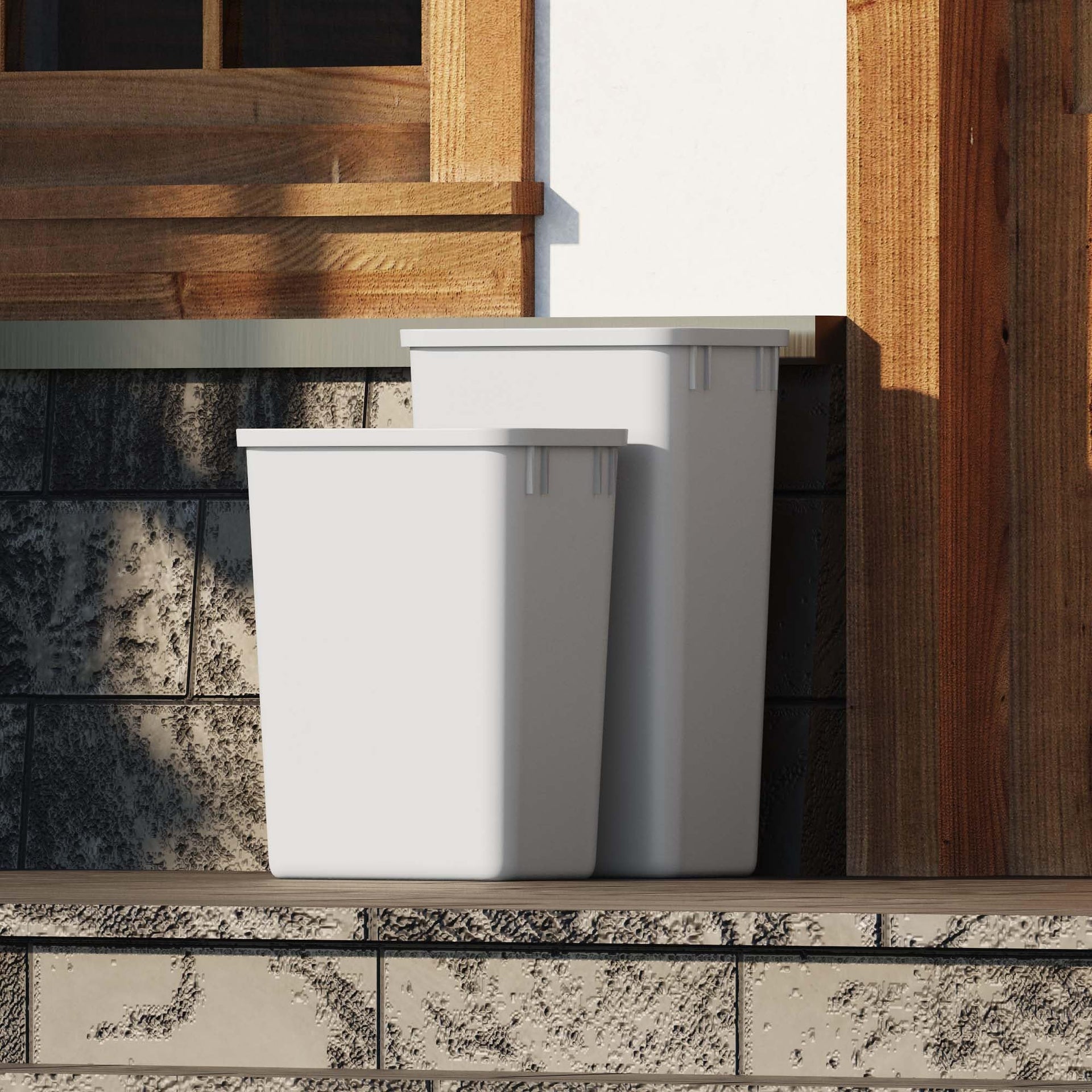 Dowell 50L Wastebasket Trash Container