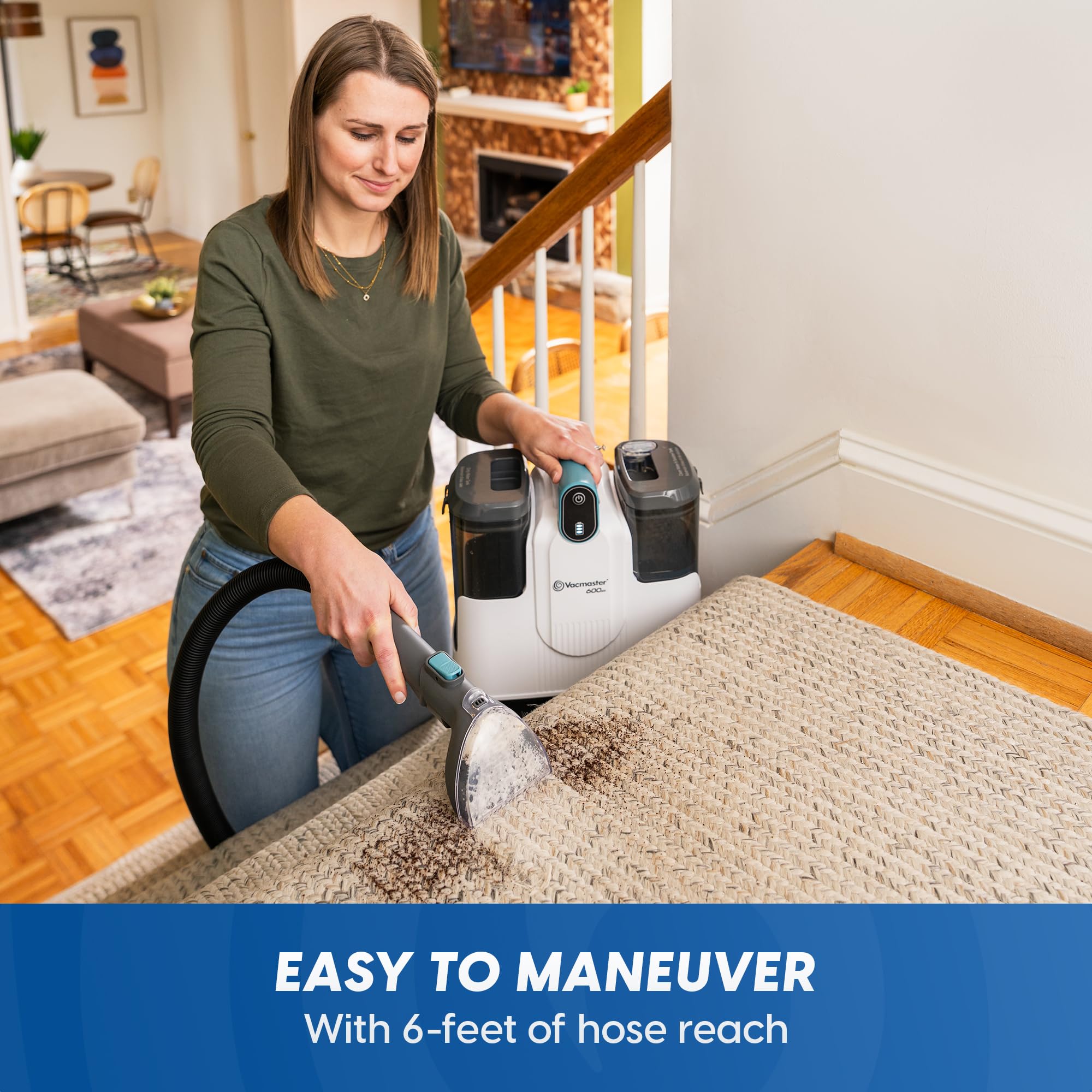 600 Series Cordless Portable Carpet & Upholstery Cleaner Machine