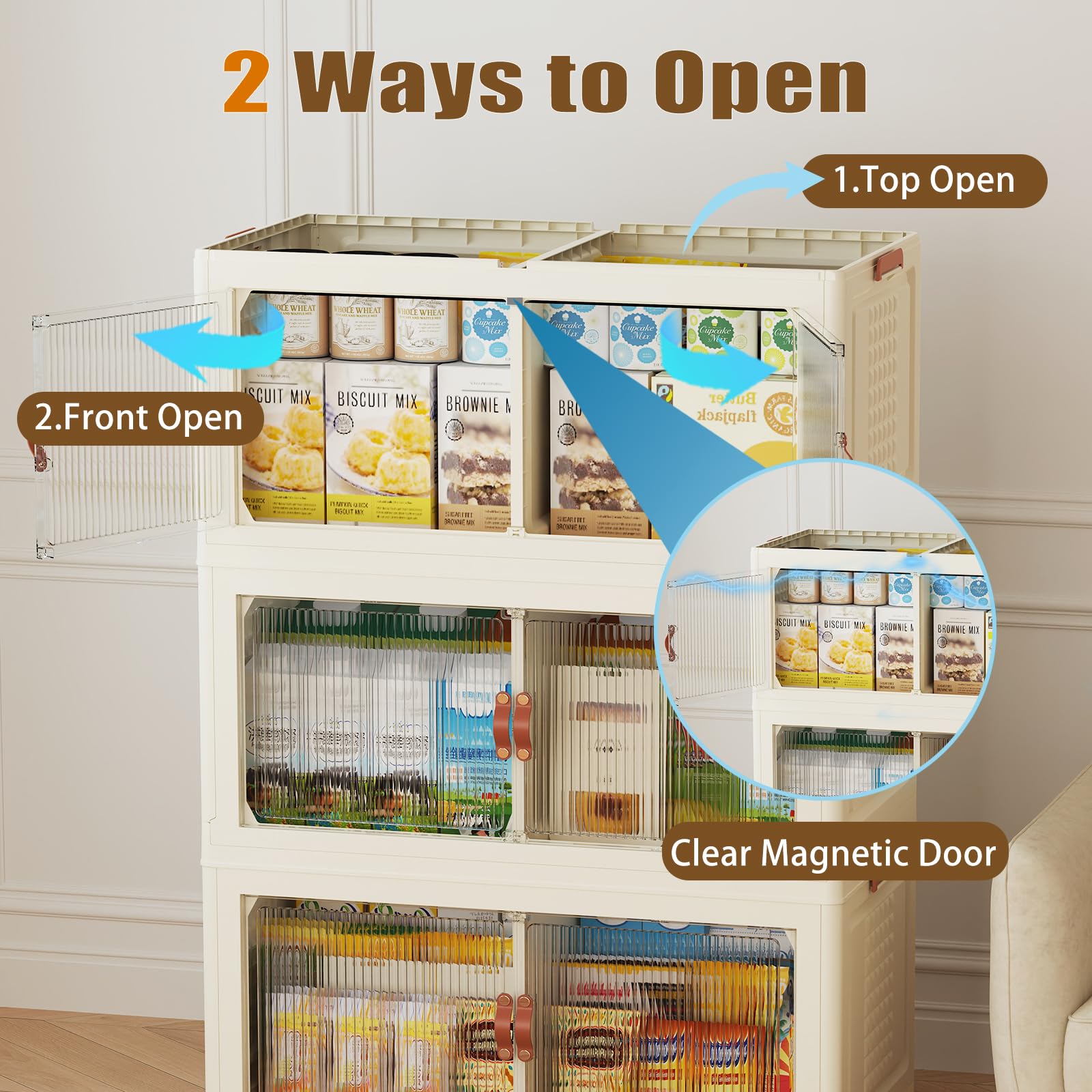 579Qt Stackable Storage Bins