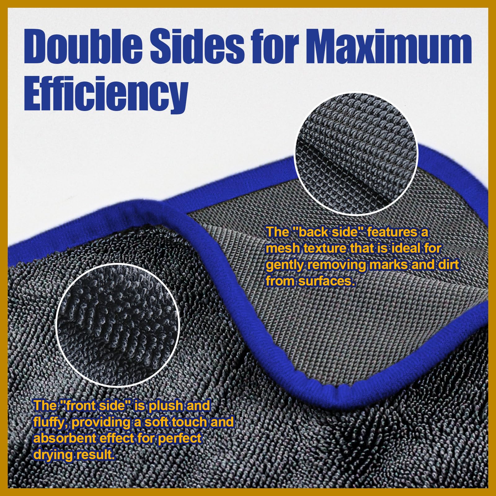Microfiber Towels Cars Wash Drying Cleaning Cloth