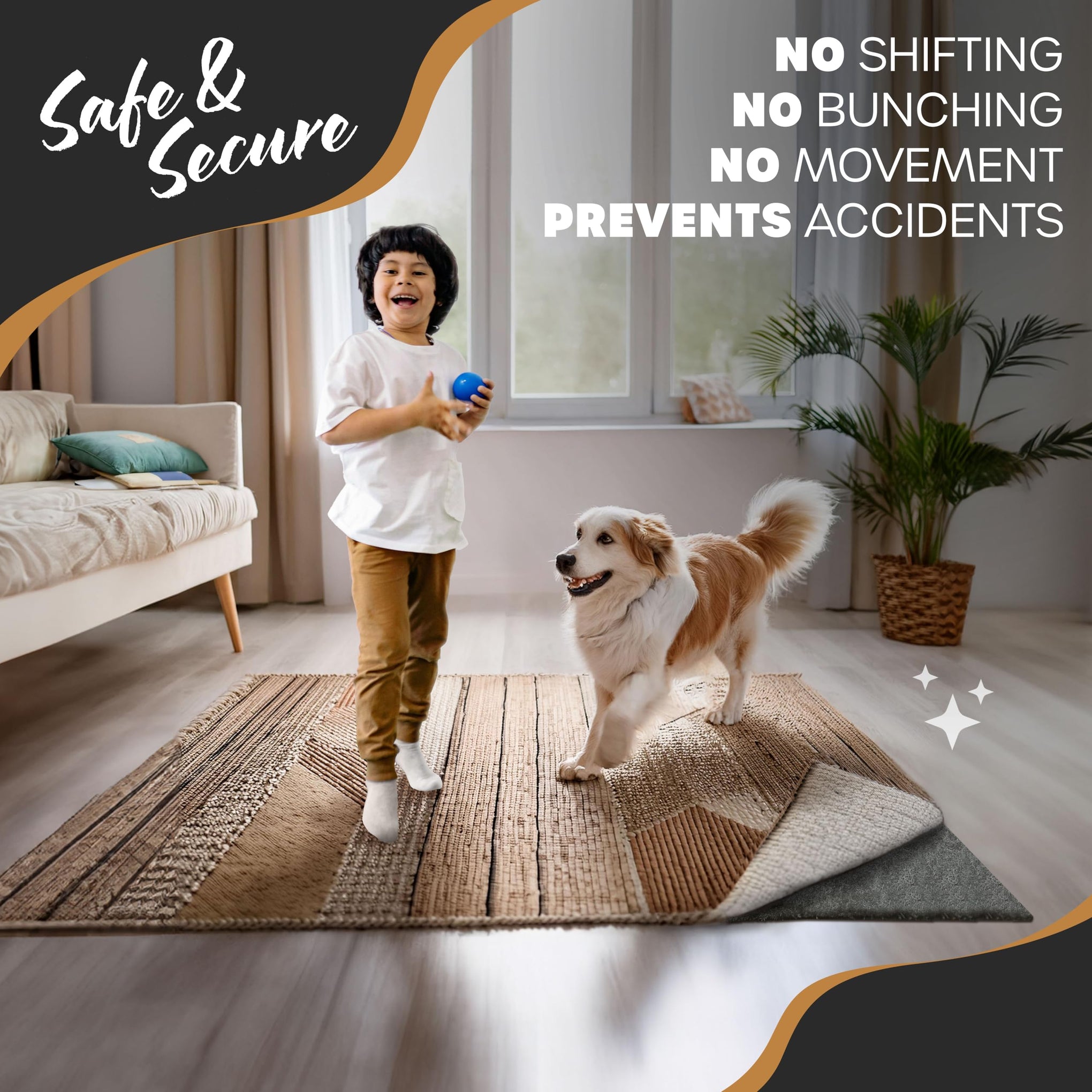 6x9 Rug Pad Non Slip (54 Sq Ft)