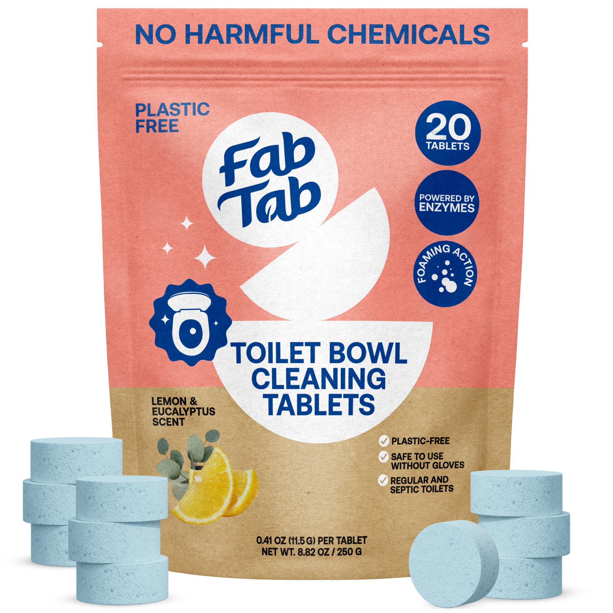 Toilet Bowl Cleaning Tablets (20 Count)