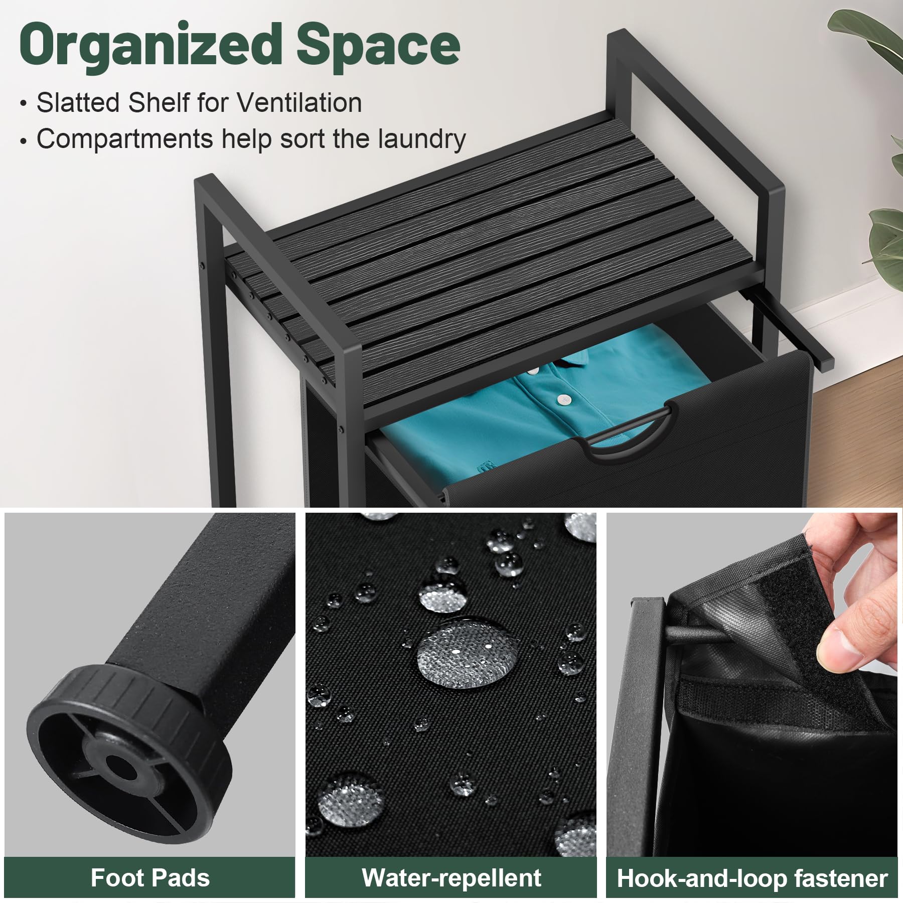 Laundry Sorter with Removable Bag