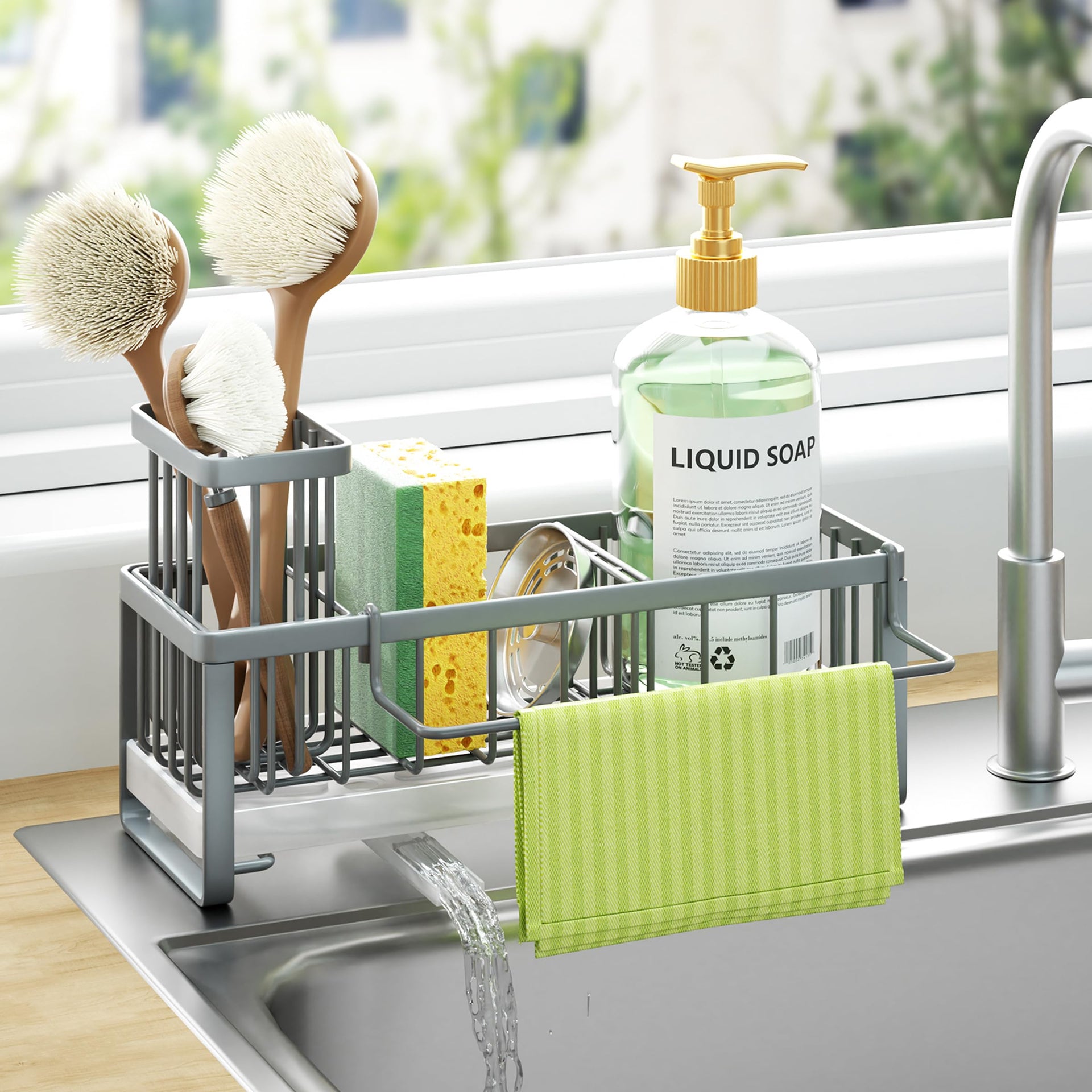Sponge Holder for Kitchen Sink