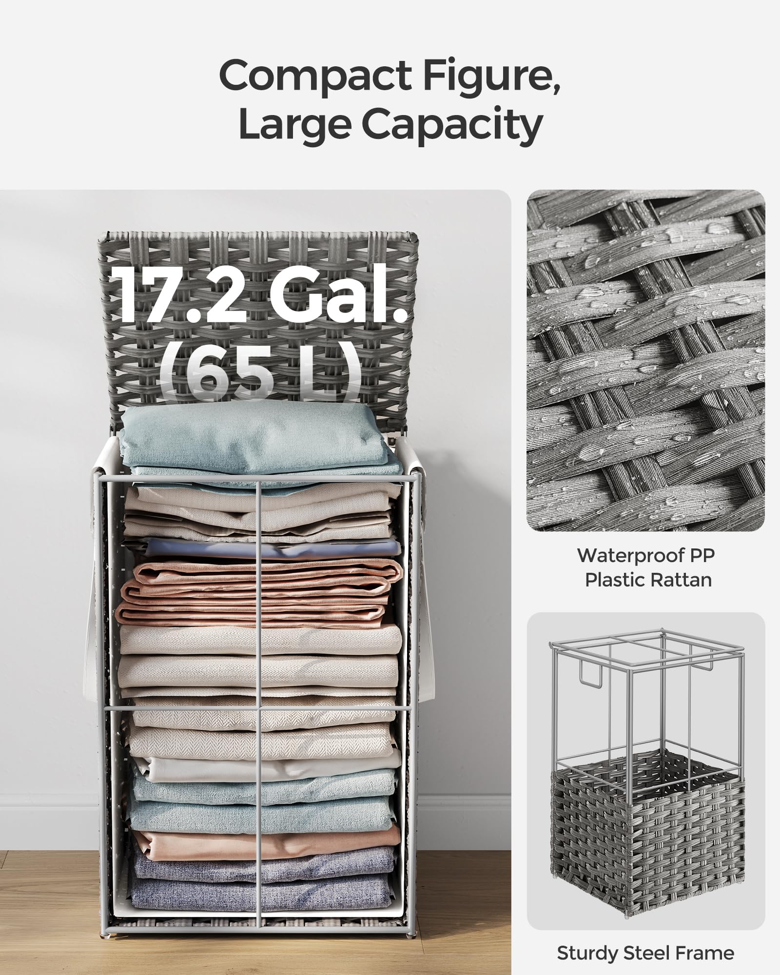 Laundry Hamper with Lid