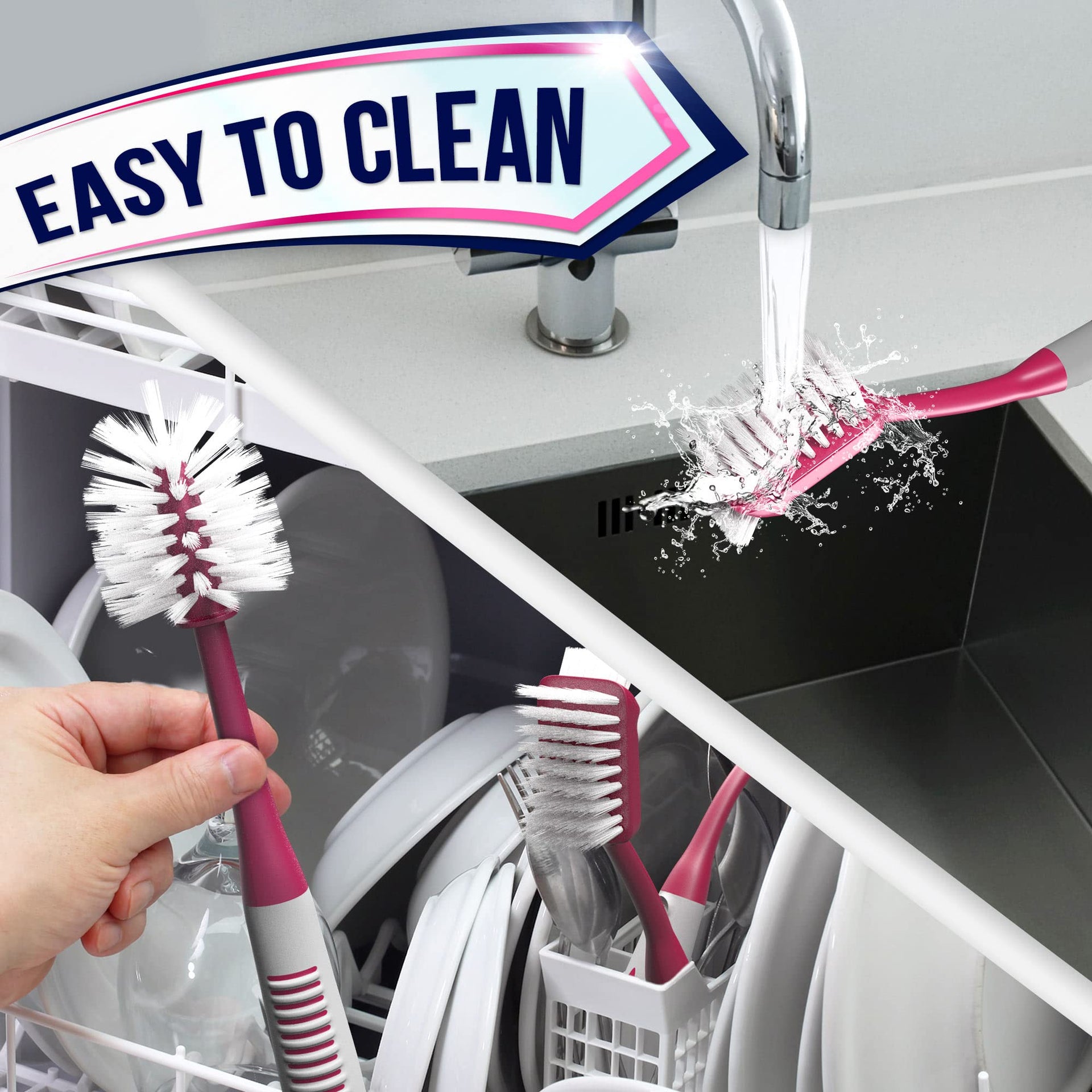 Dish Brush Set of 4 (4 Count)