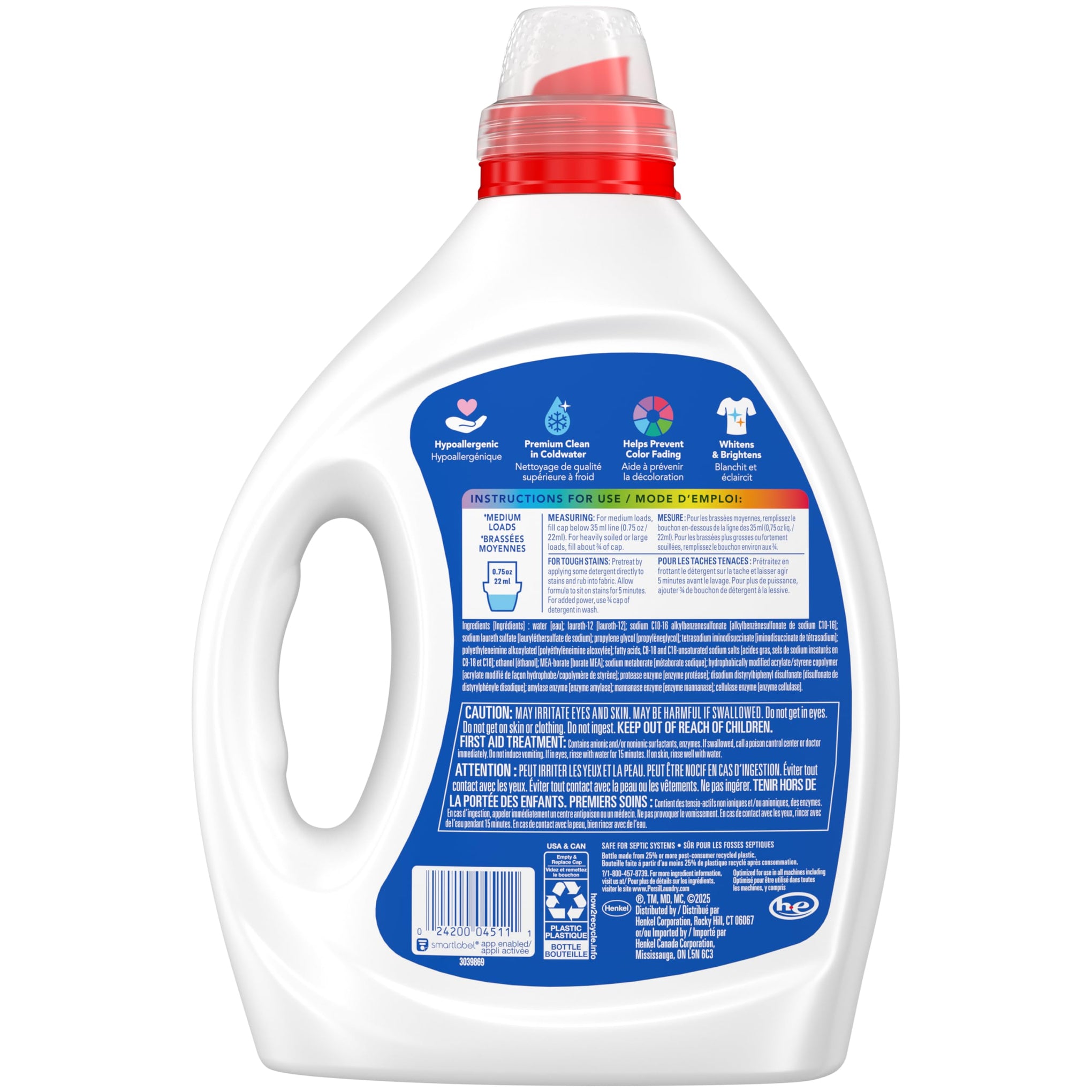 Free & Sensitive Liquid Laundry Detergent (82.5 Fl Oz)