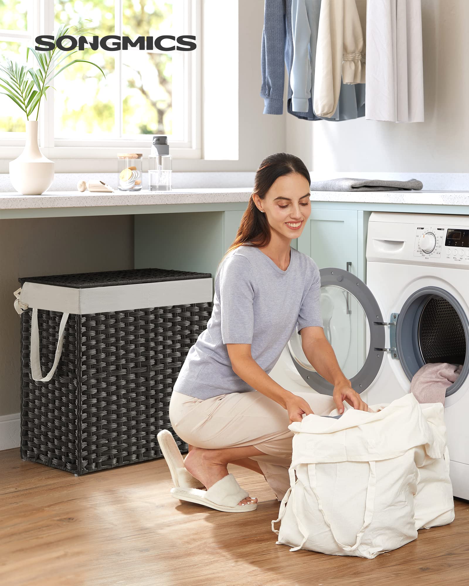 Laundry Hamper with Lid - ModHome Supplies