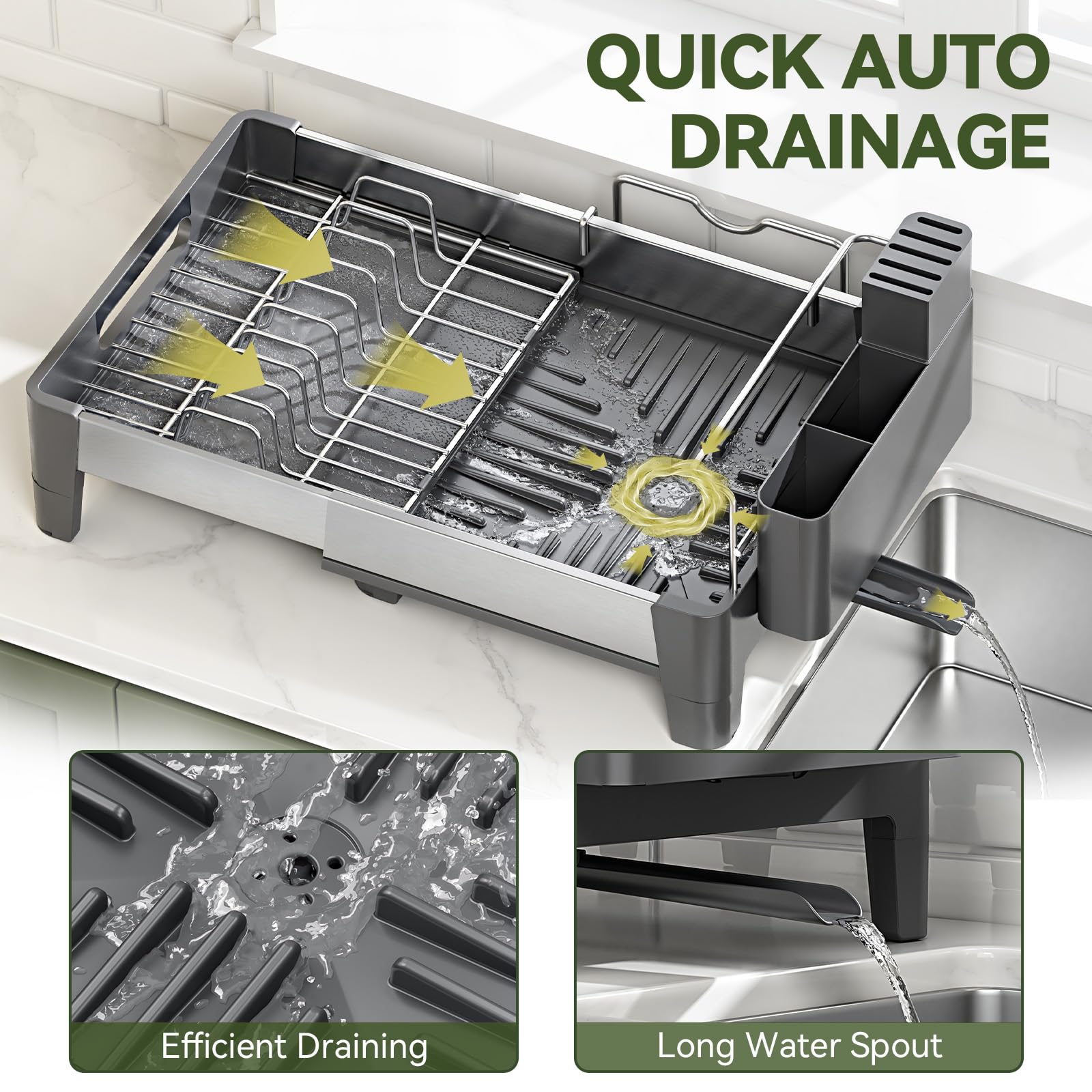 Expandable Dish Drying Rack
