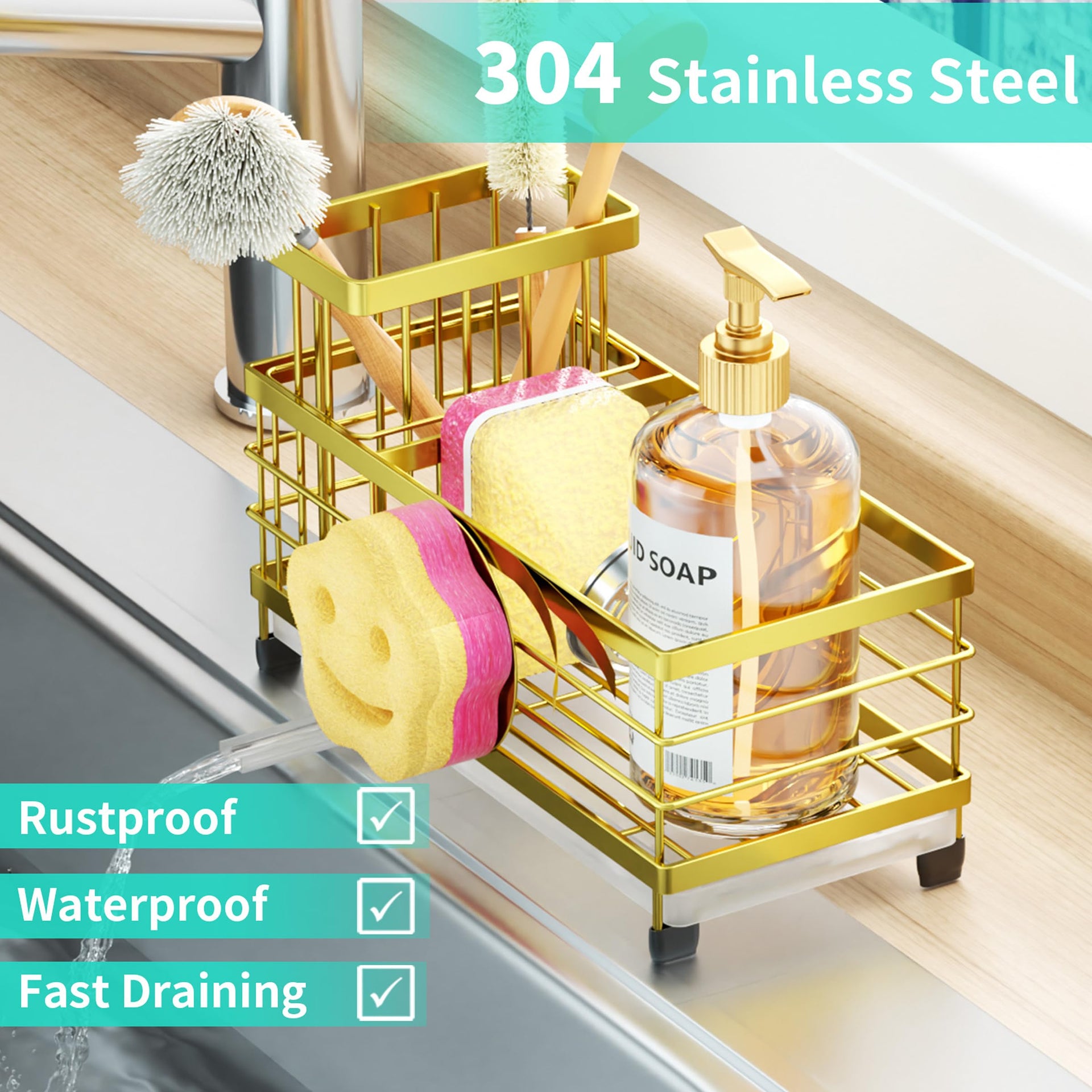 Sink Caddy Sponge Holder