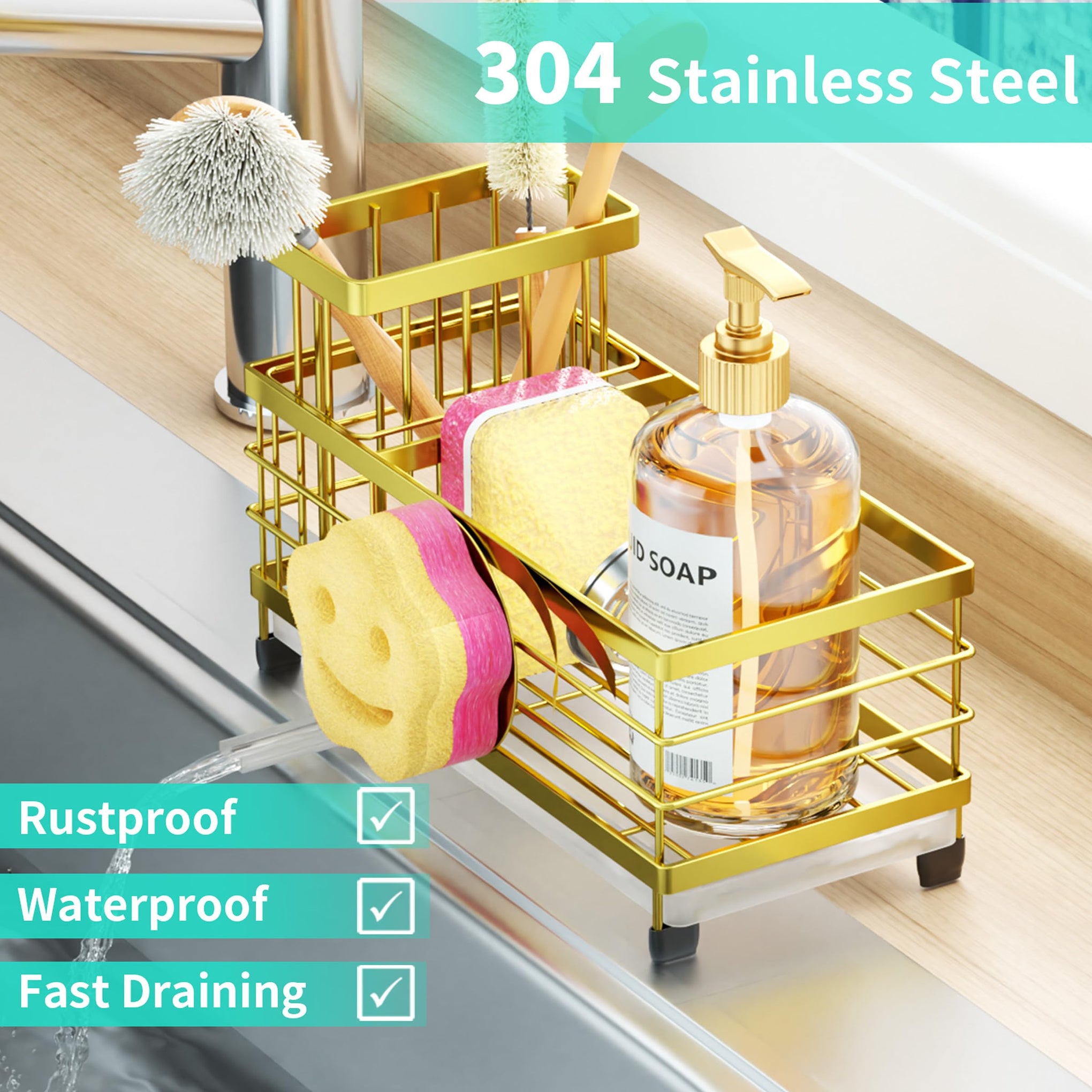 Sink Caddy Sponge Holder