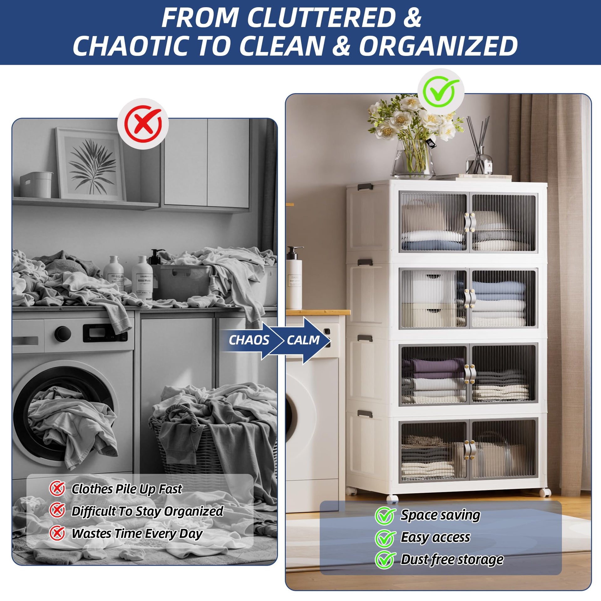 464Qt Stackable Storage Bins