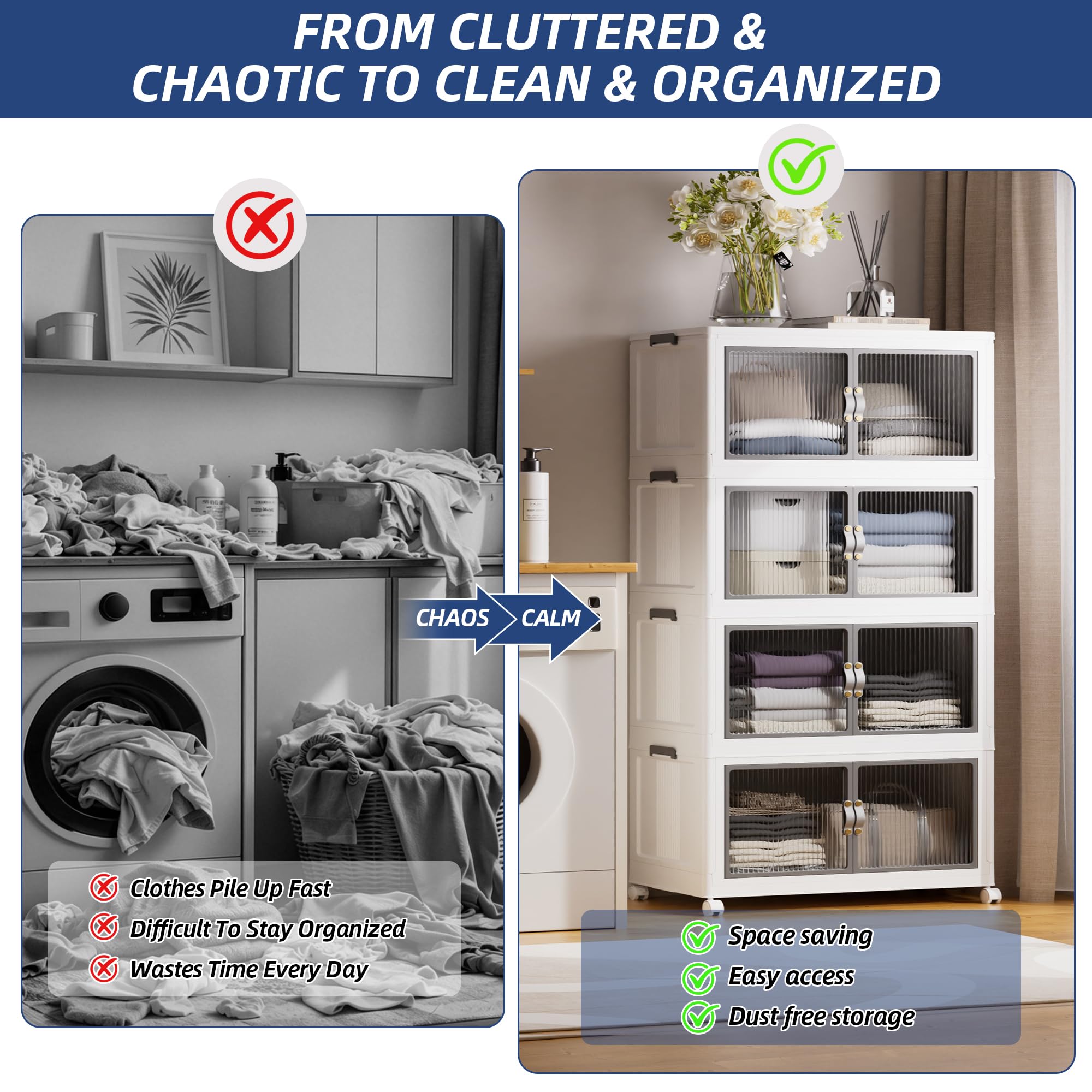 464Qt Stackable Storage Bins