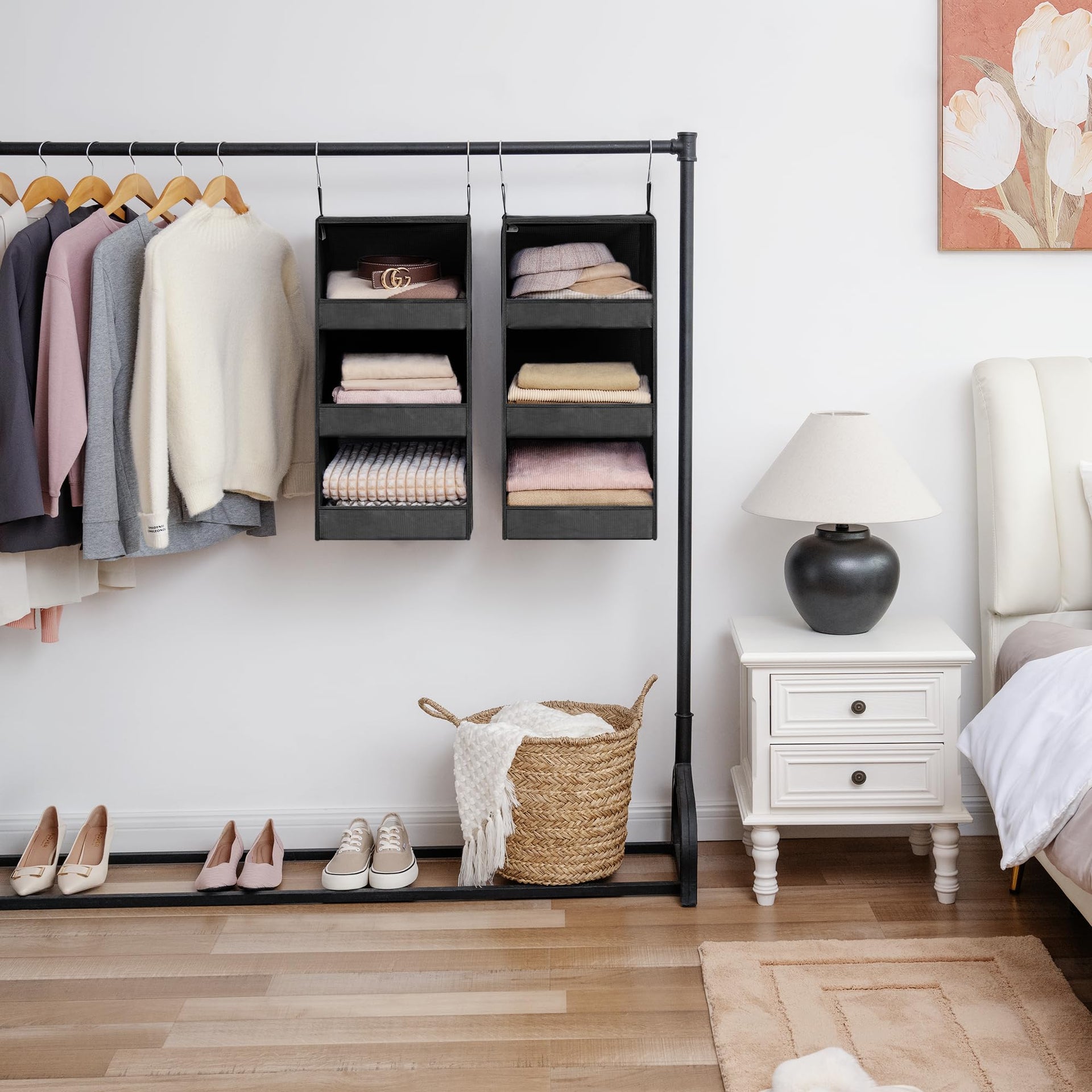 3 Shelf Hanging Closet Organizer (2 Count)