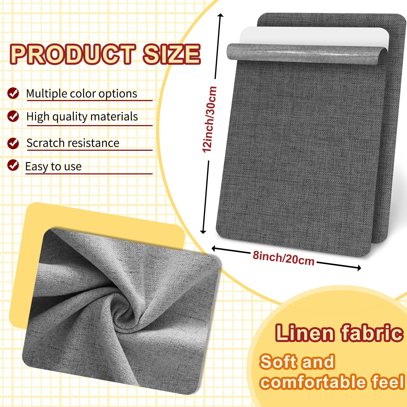 Linen Repair Tape 2Pcs 8x12 inch