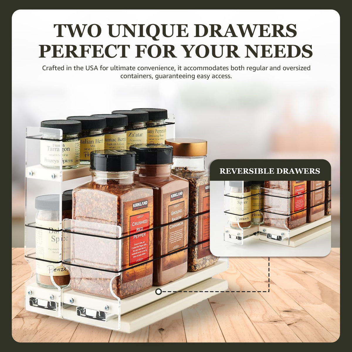 Combo Spice Rack Drawer