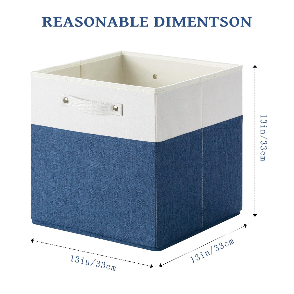 13x13x13 Storage Cube Bins 4 Pack
