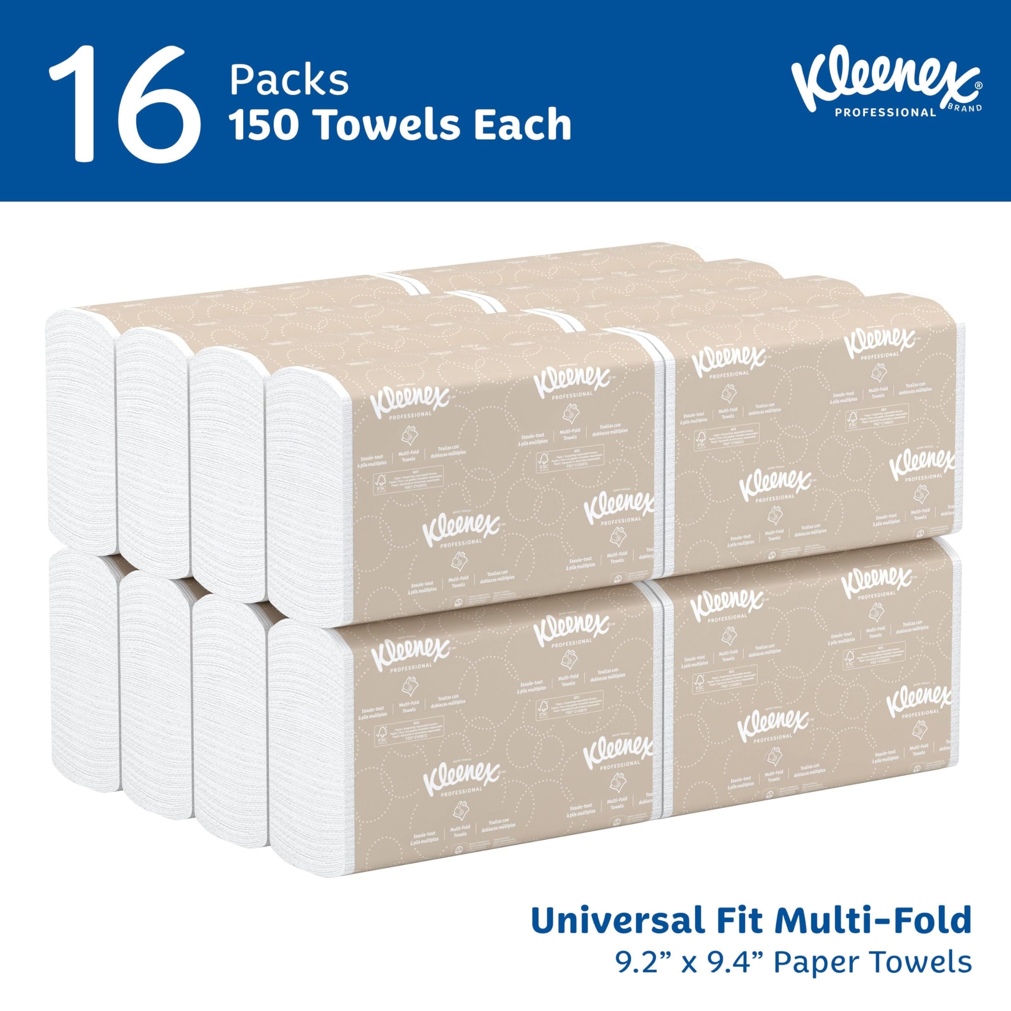 Professional Multifold Paper Towels (16 Count)
