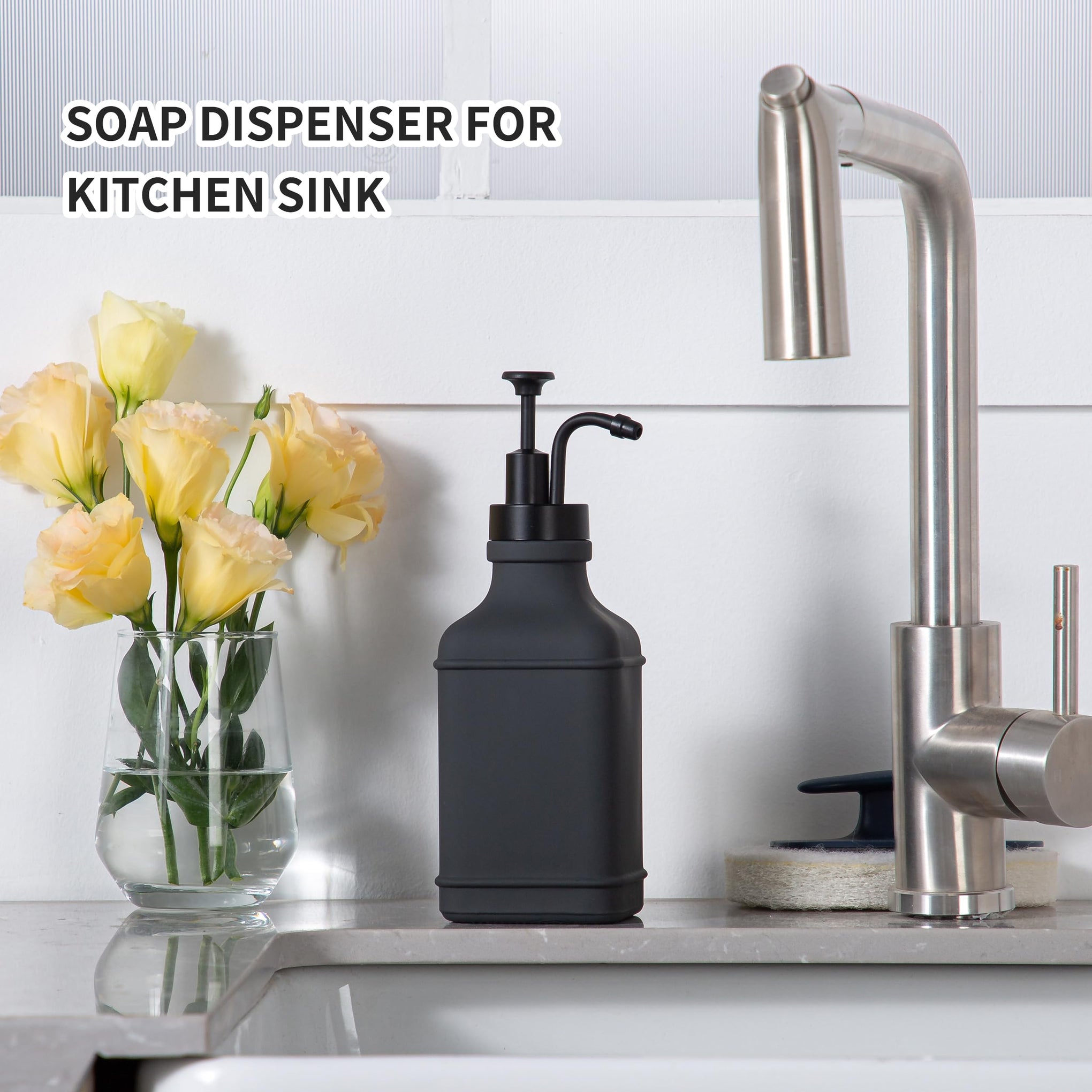 Dark Gray Soap Dispenser