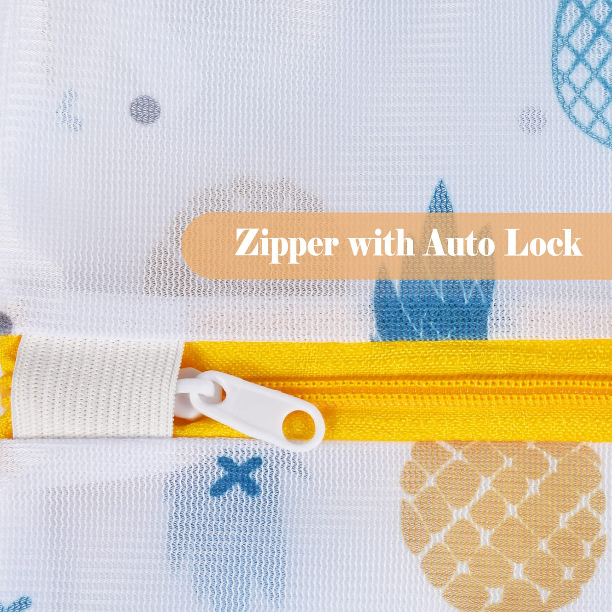 Mesh Zipper Laundry Bags Machine Wash (5 Count)