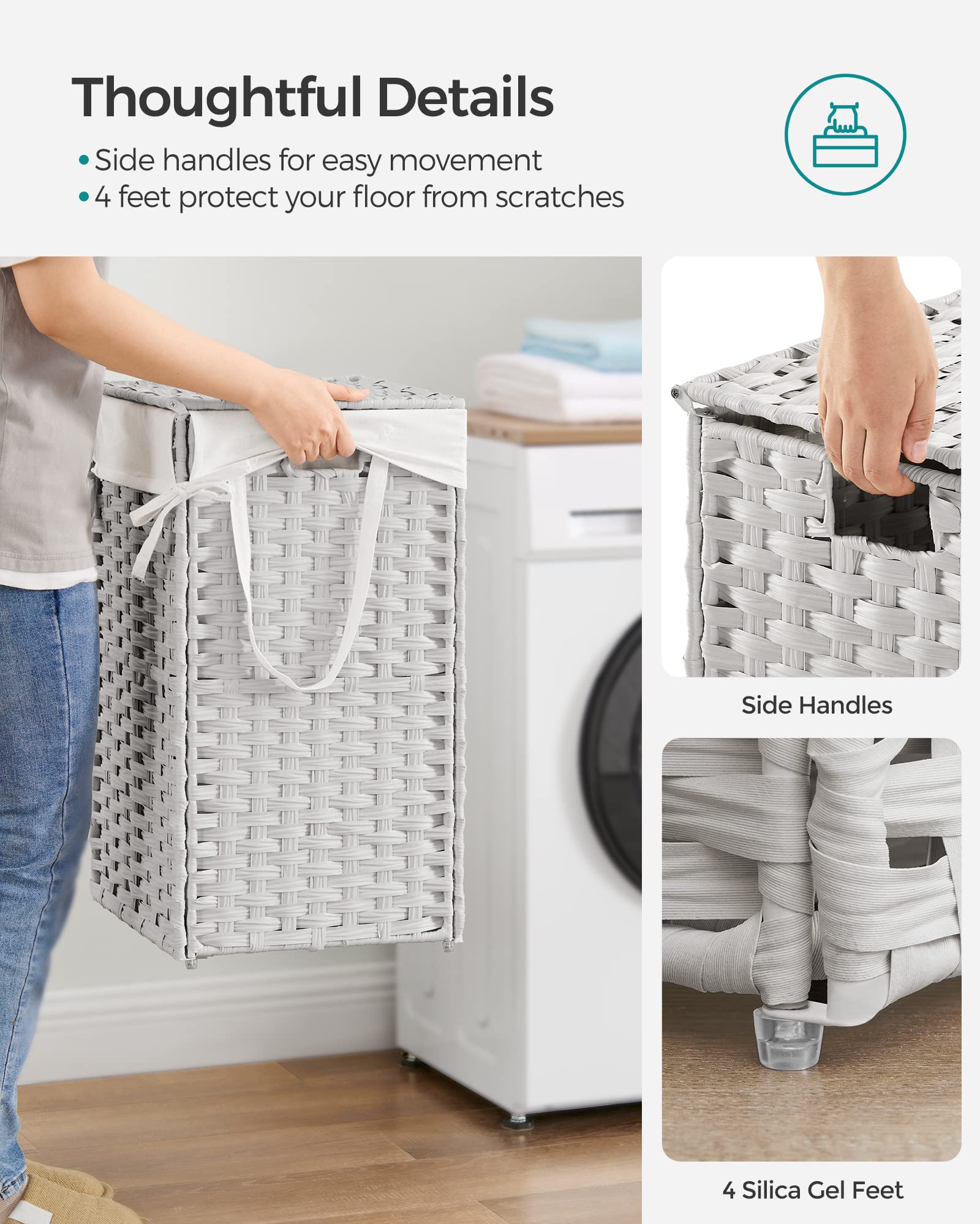 Laundry Hamper with Lid