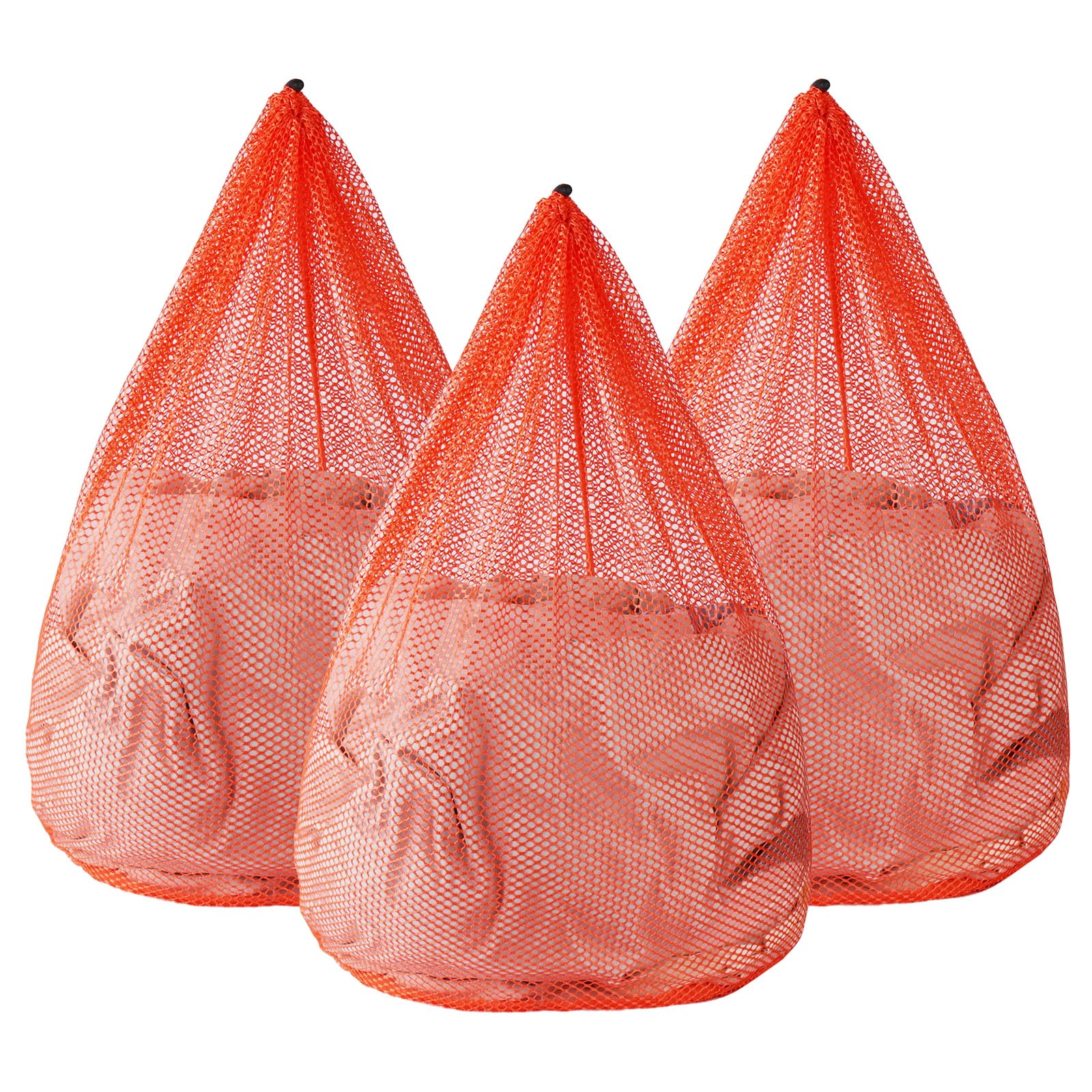 3Pcs Mesh Laundry Bags Washing Machine Mesh Wash Bags Jumbo for Delicates Clothes (3 Count)