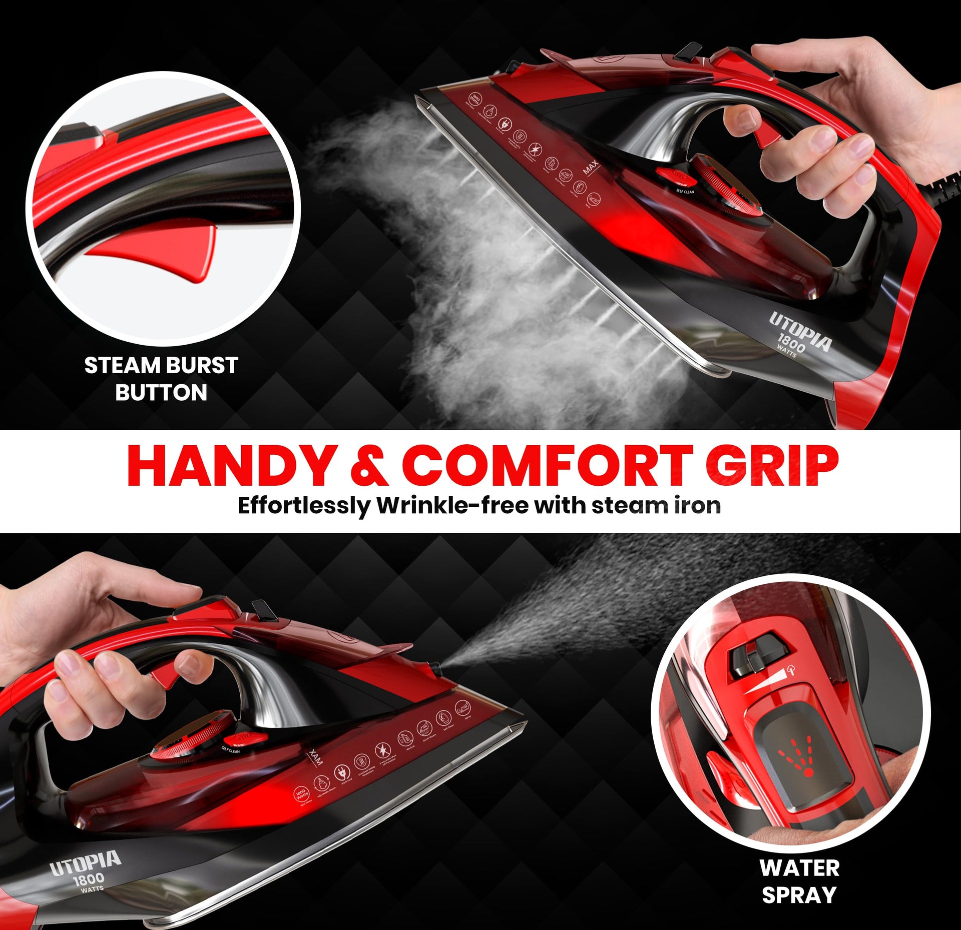 Steam Iron 1800W Non