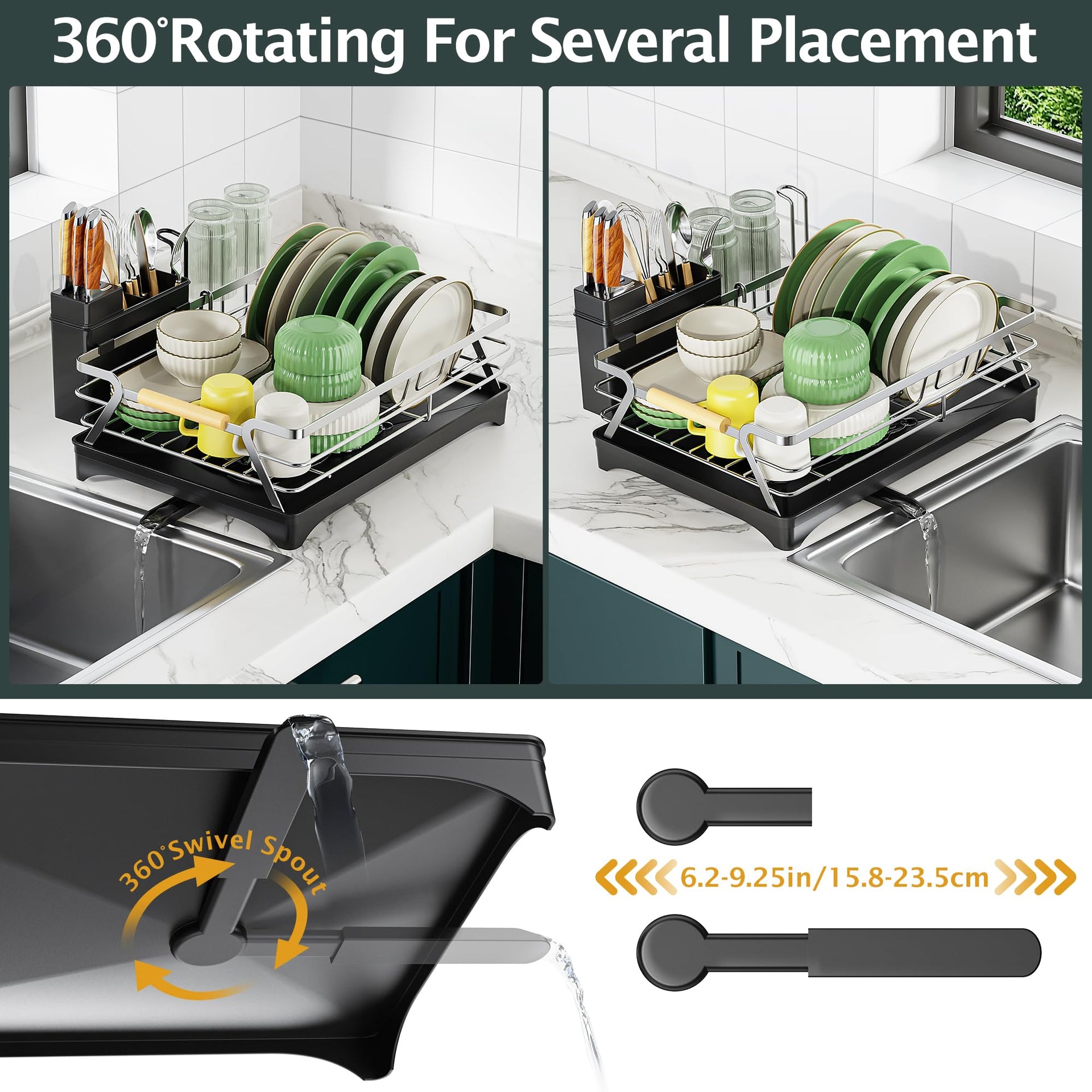Dish Drying Rack for Kitchen Counter