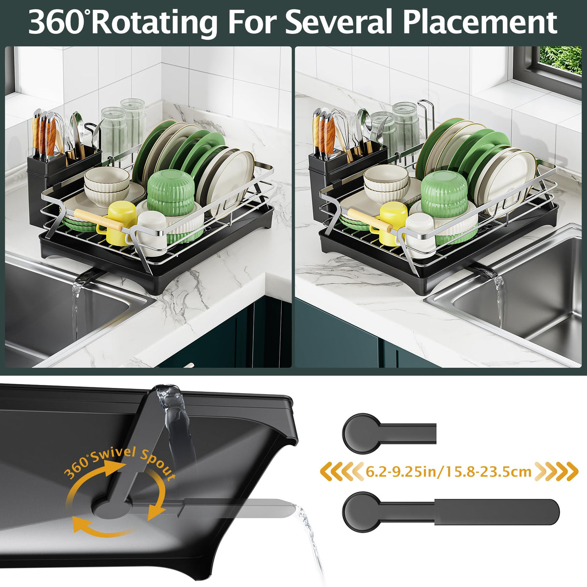 Dish Drying Rack for Kitchen Counter
