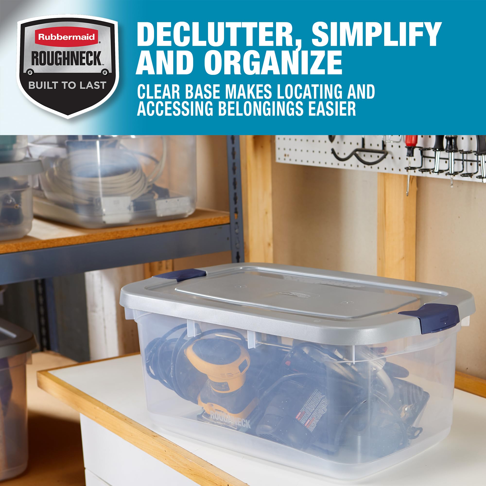 Roughneck Clear 50 Qt (5 Count)