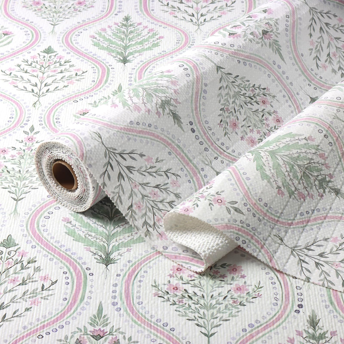 Floral Shelf Liner Non Adhesive Drawer Cabinet Liner 15.7in x 10ft