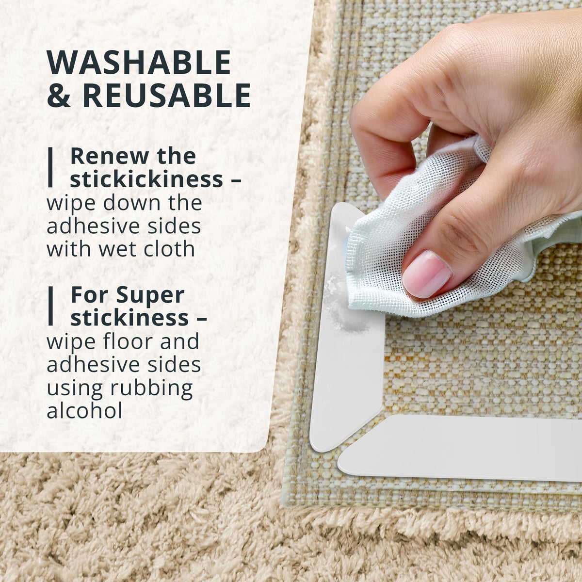 Rug Tape 16 PCS (16 Count)