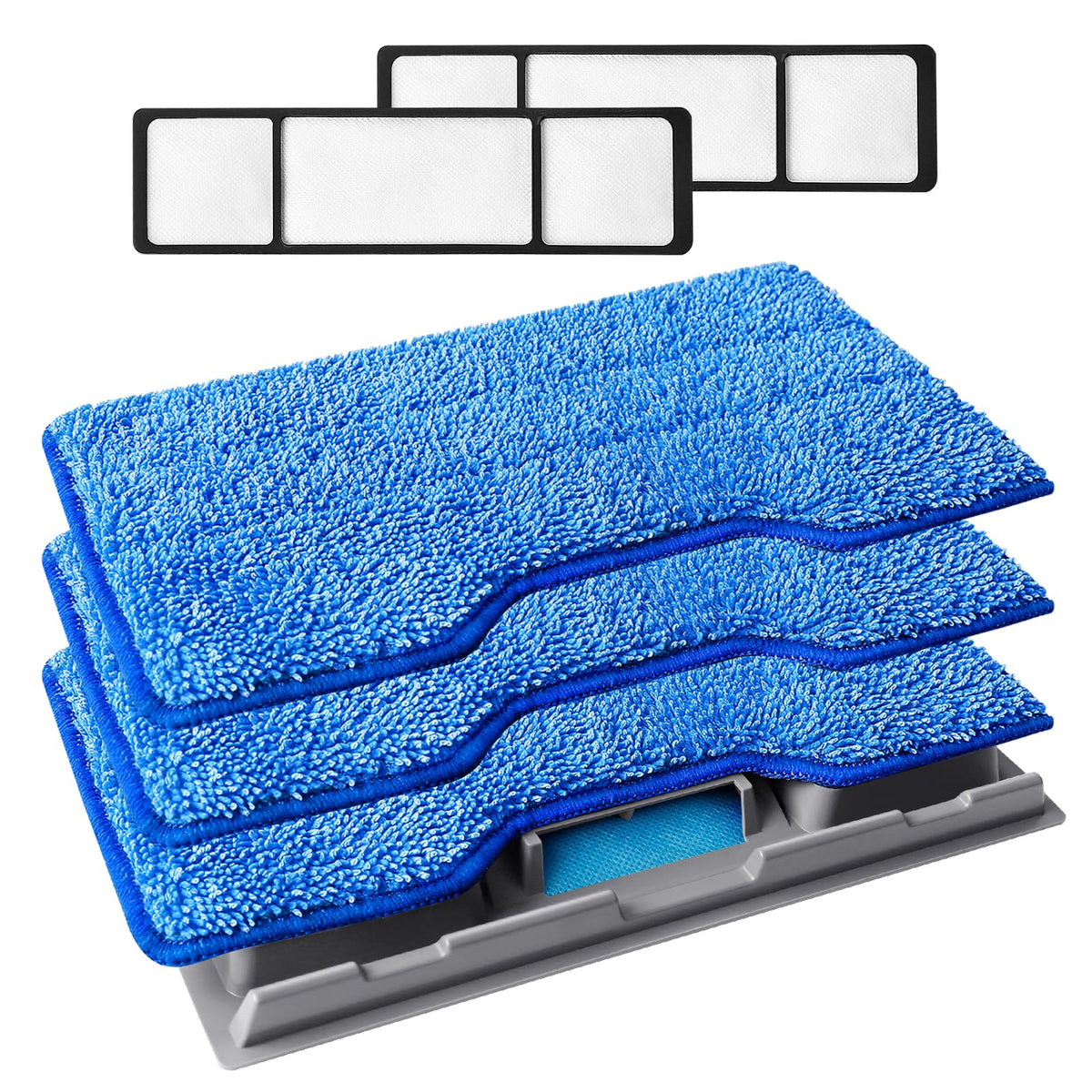 Reusable Mop Pads Refills Replacement Compatible with Shark Vac Mop