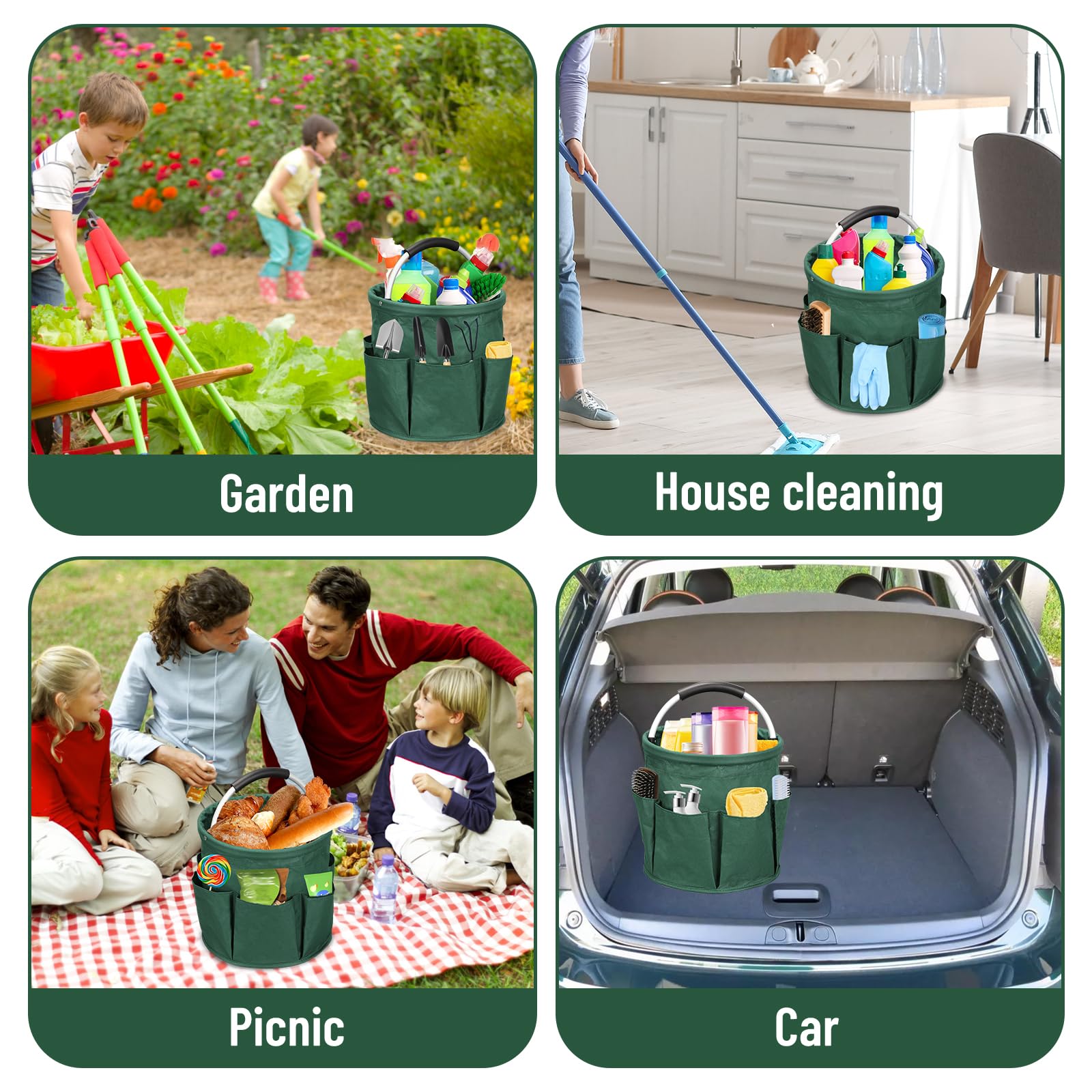 17L Cleaning Caddy with Handle