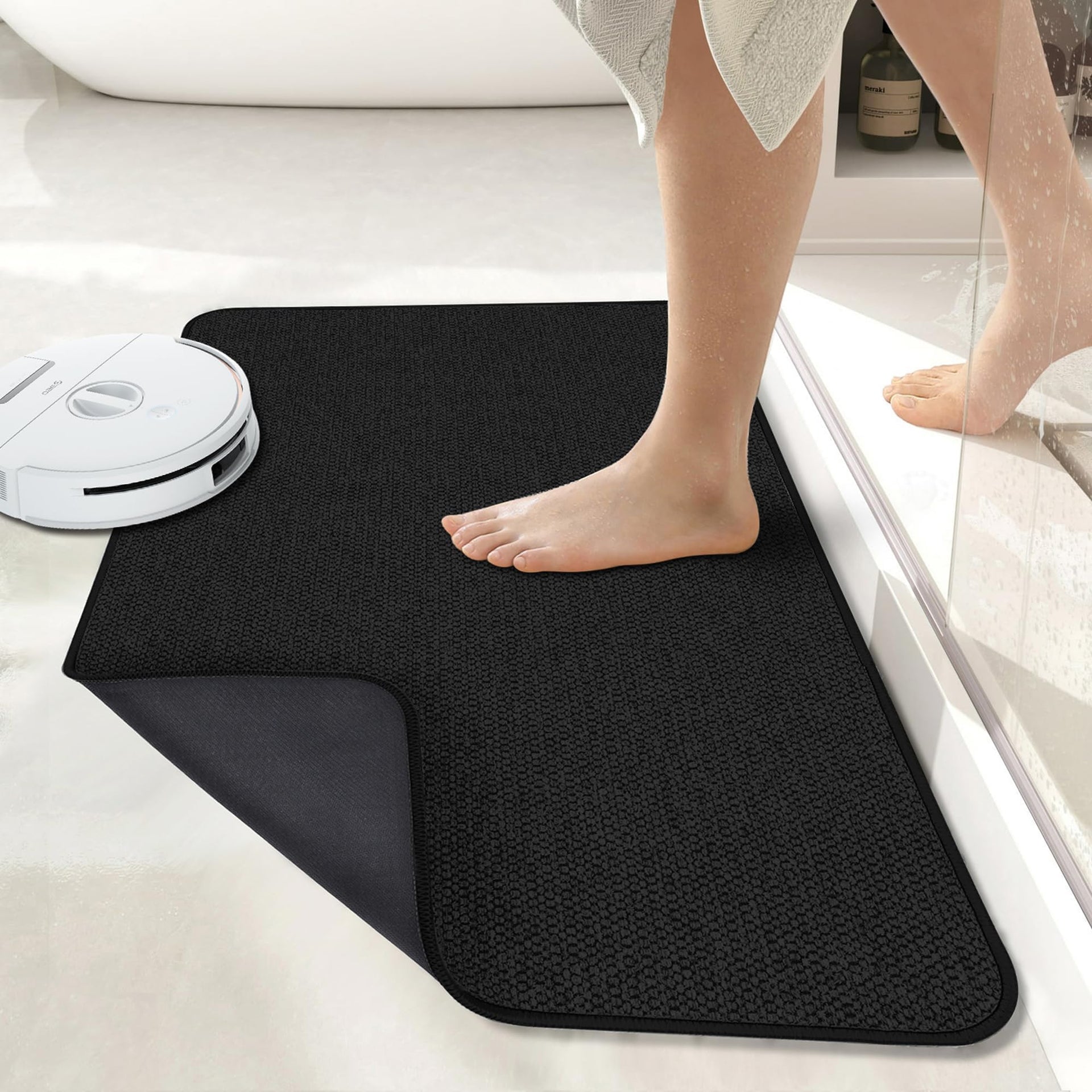 Bath Mat Ultra Thin Bathroom Runner Rugs (595 square inches)