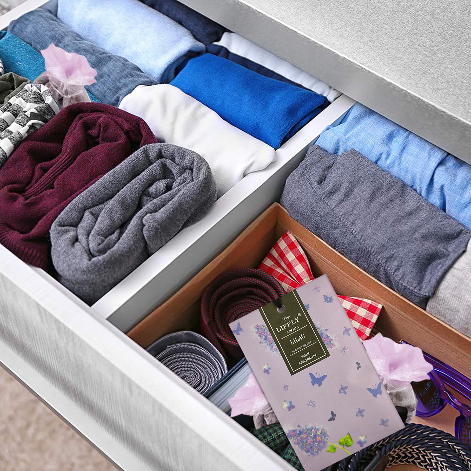 14 Packs Scented Sachets Bags for Drawers and Closets Long (14 Count)